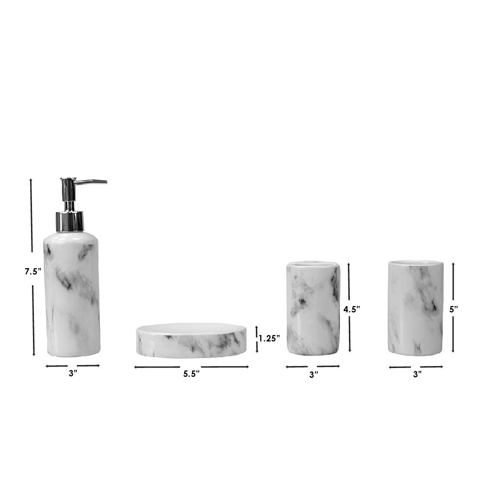 Delta Trinsic Matte Black BASICS Bathroom Accessory Set Includes: 24 