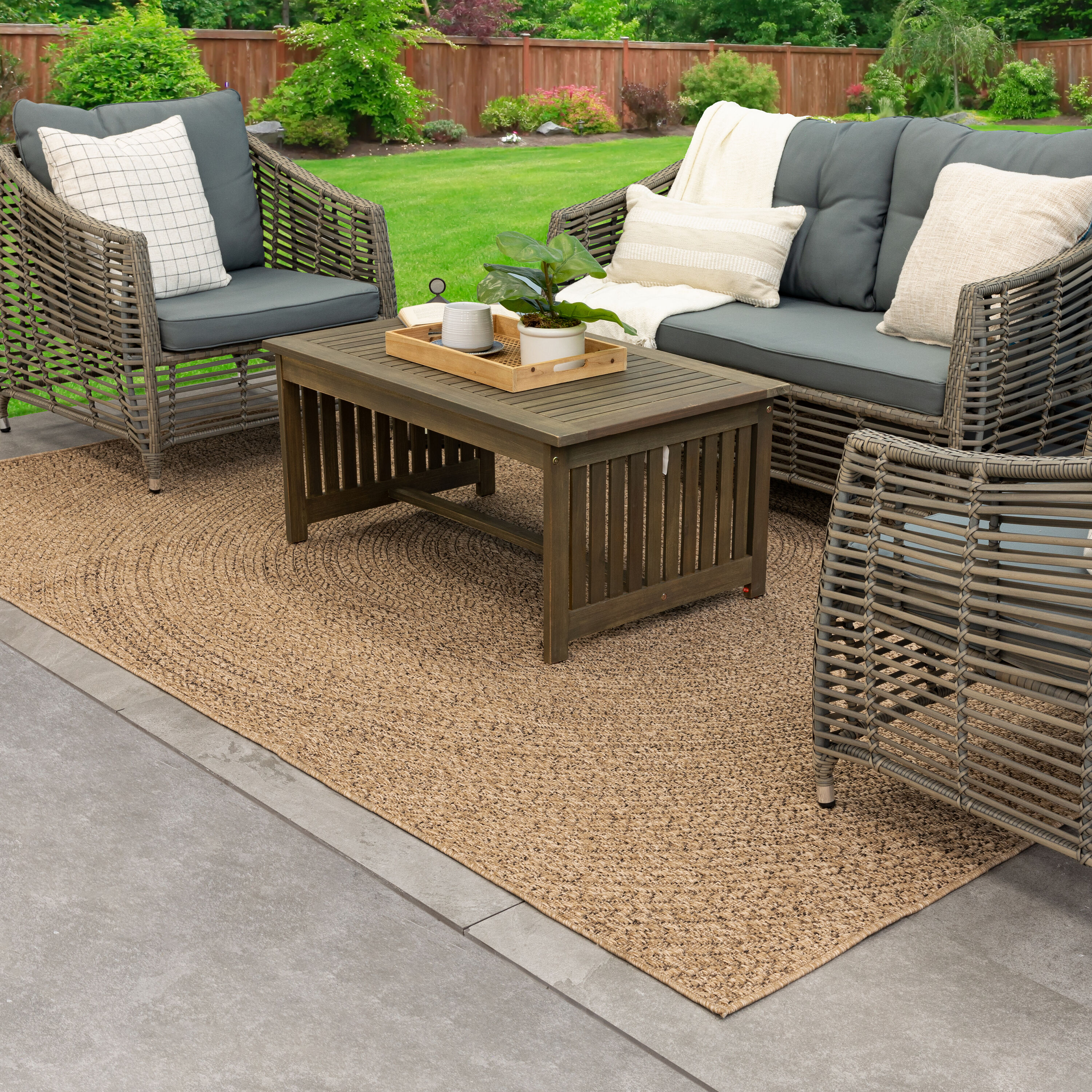 allen + roth with STAINMASTER R1347 101 094120 rugs - View #14