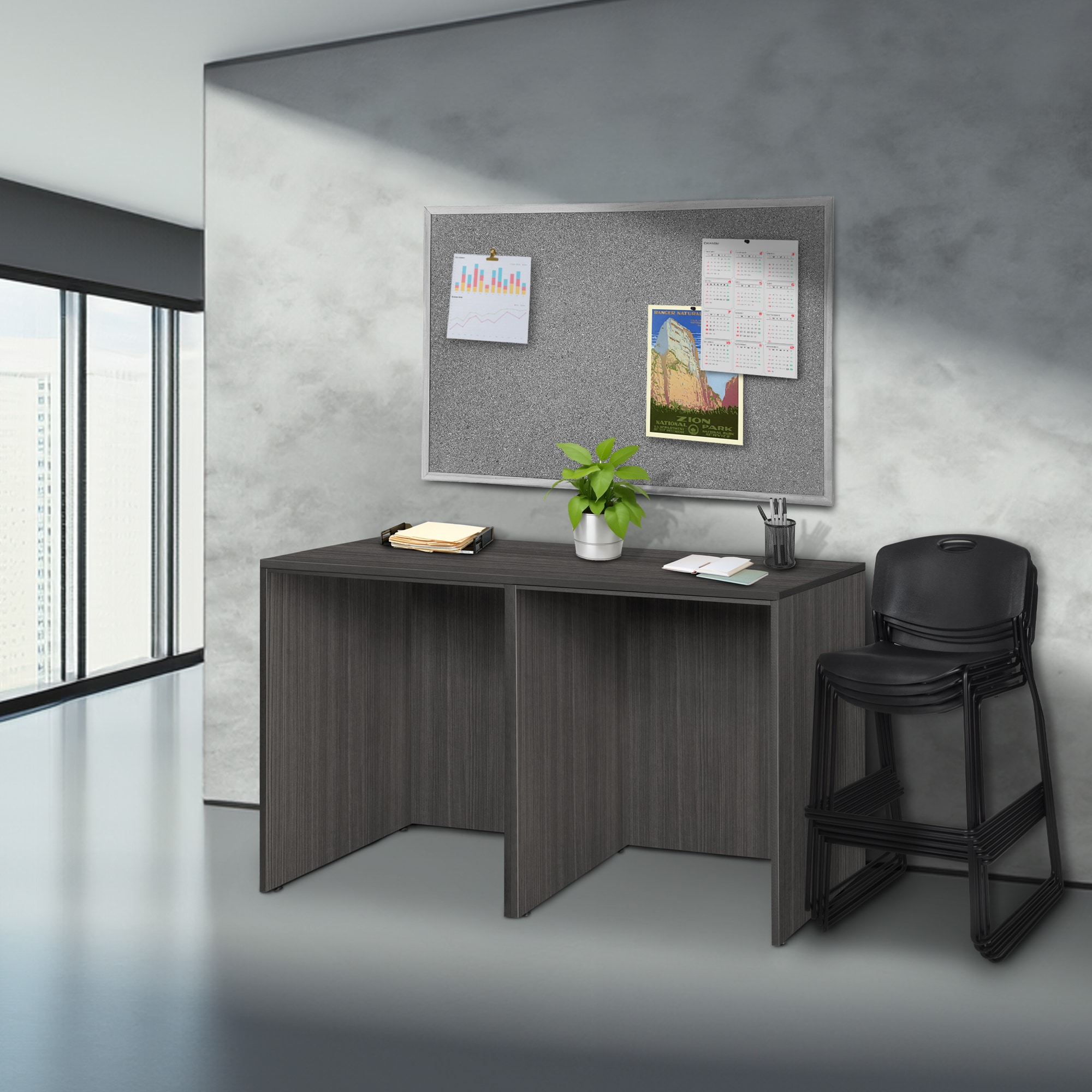 Regency LSSDSD3646AG desks - View #6