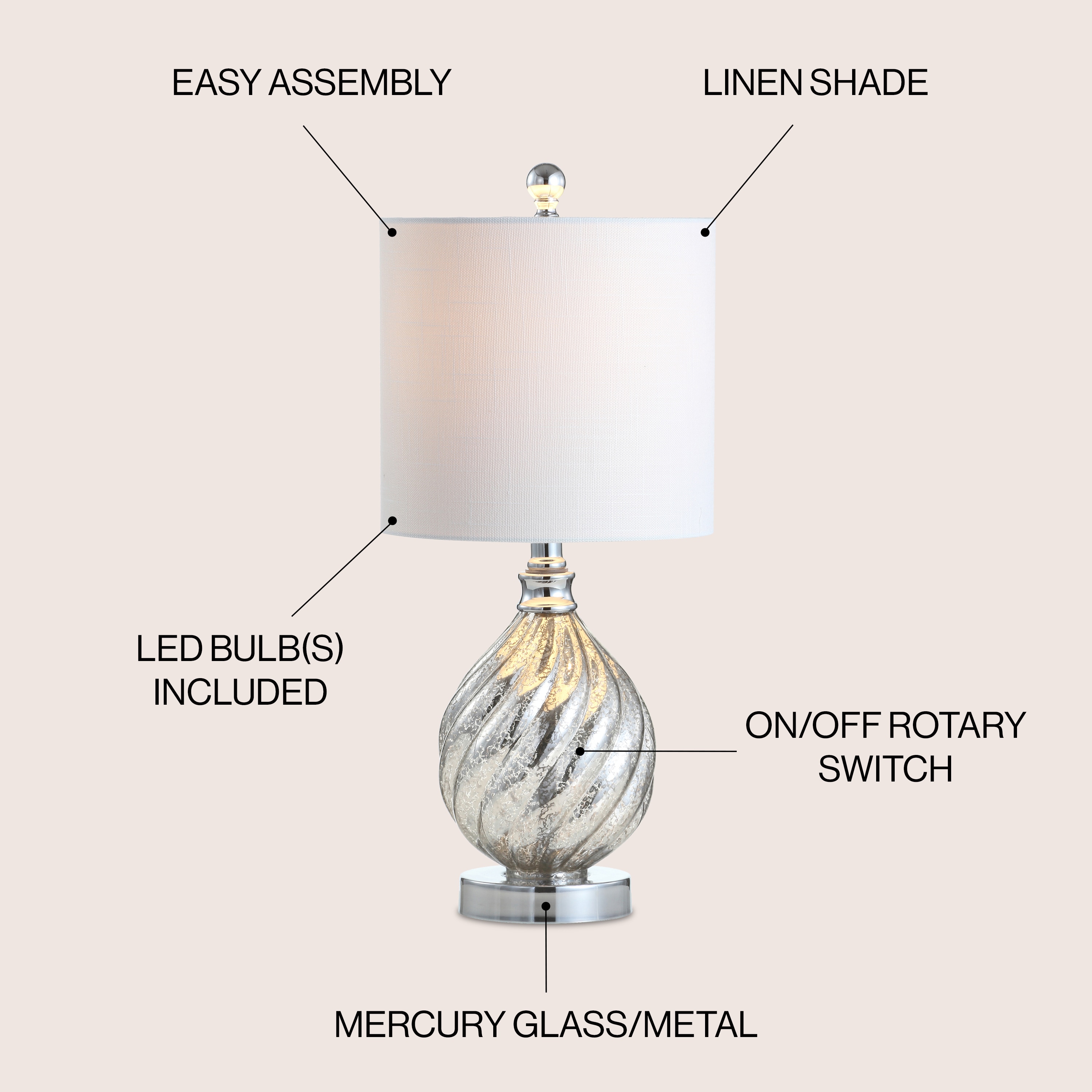 JONATHAN  Y JYL1034A Table-Lamps - View #3