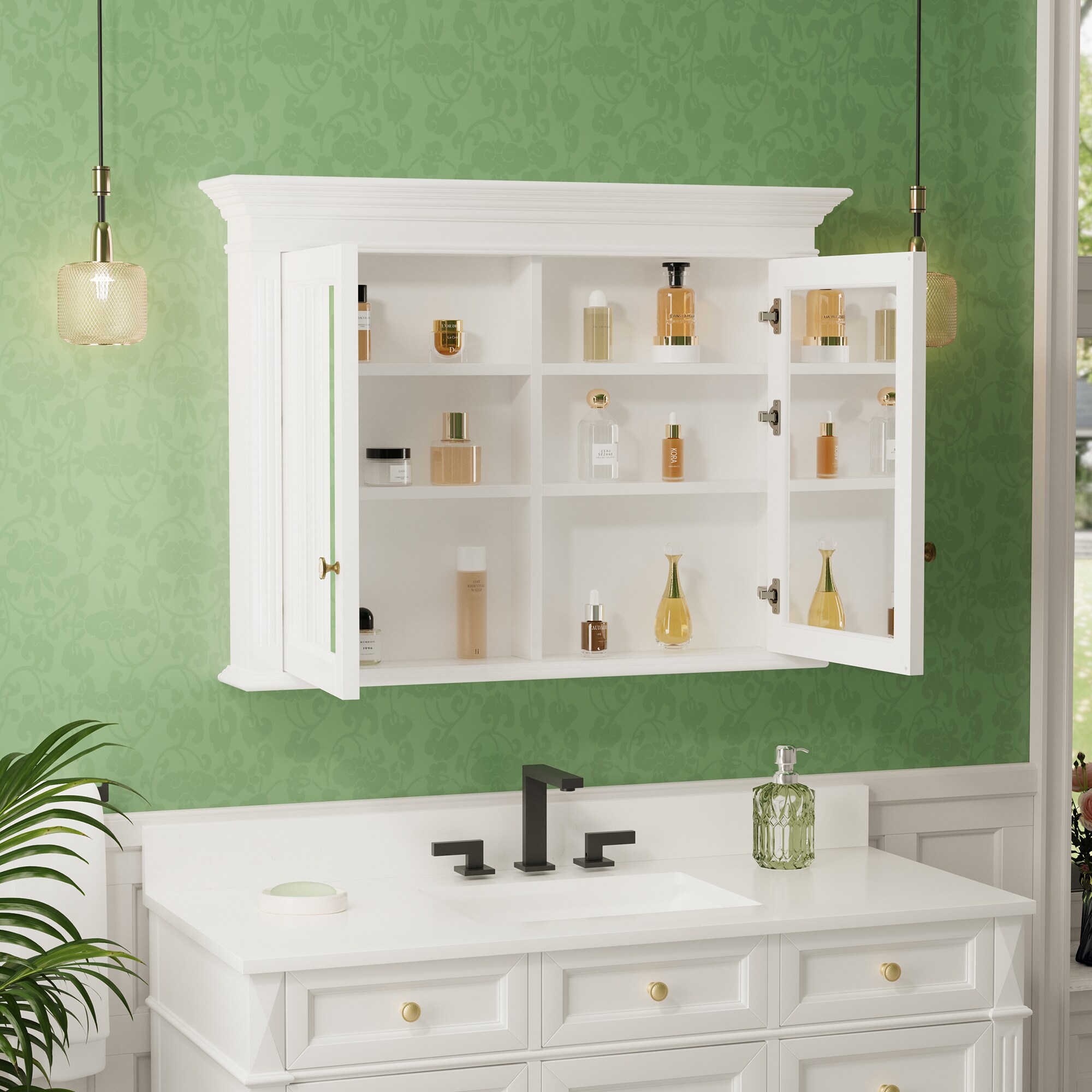 Forclover FMG4030B-WT Bathroom-Medicine-Cabinets - View #4