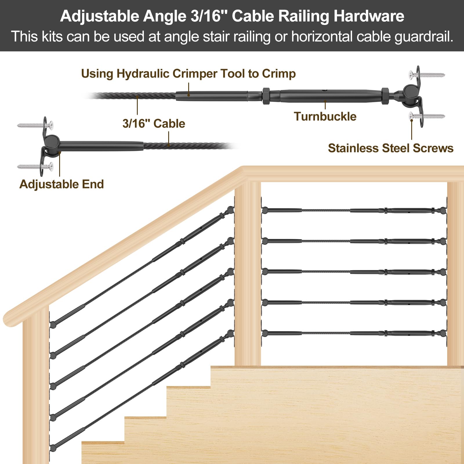 Misopily LMS0711M043 Stair-Railing-Kits - View #3