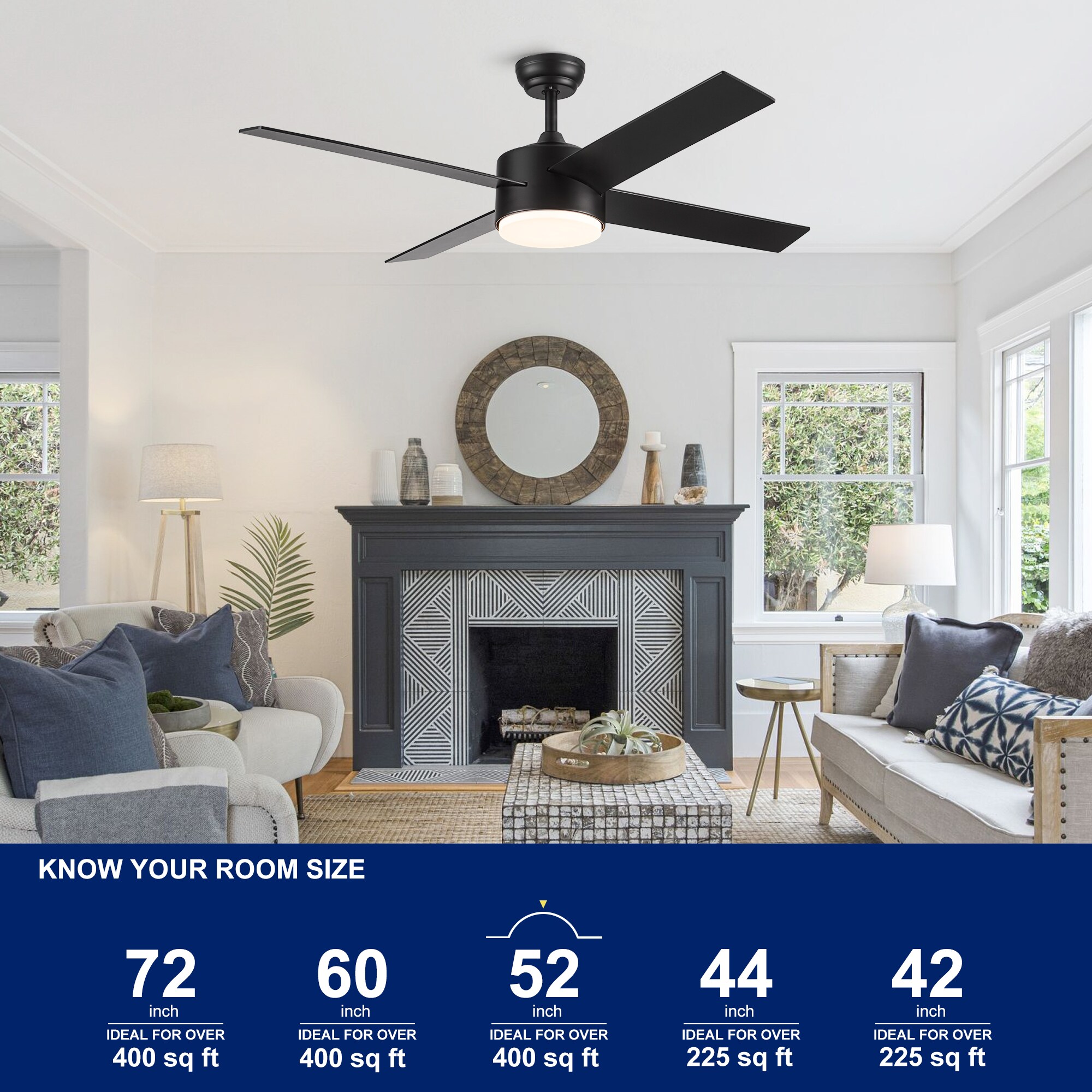 YUHAO LSAC1084BK524 Ceiling-Fans - View #5