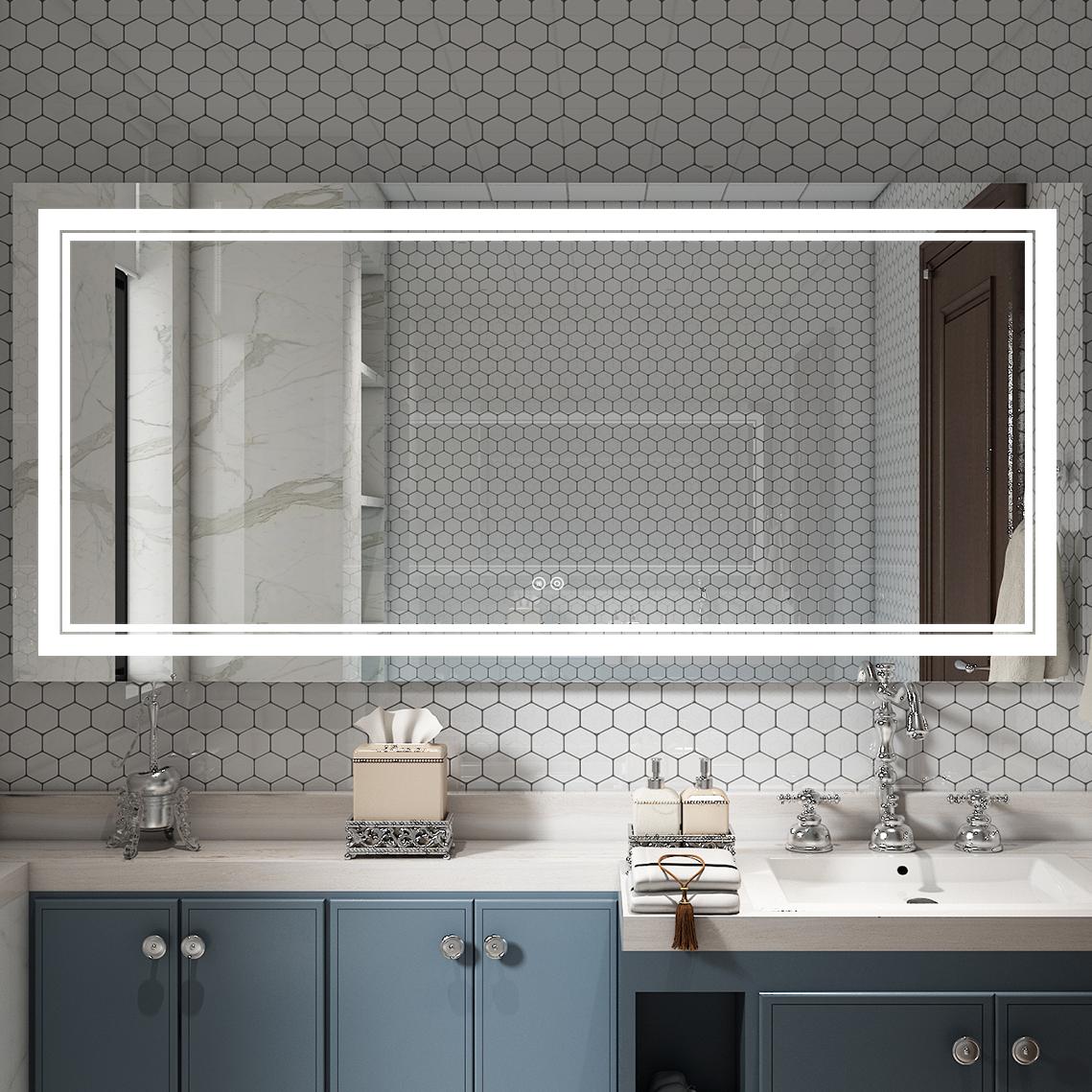 Forclover WBSG-127901 Framed-Bath-Mirrors - View #3