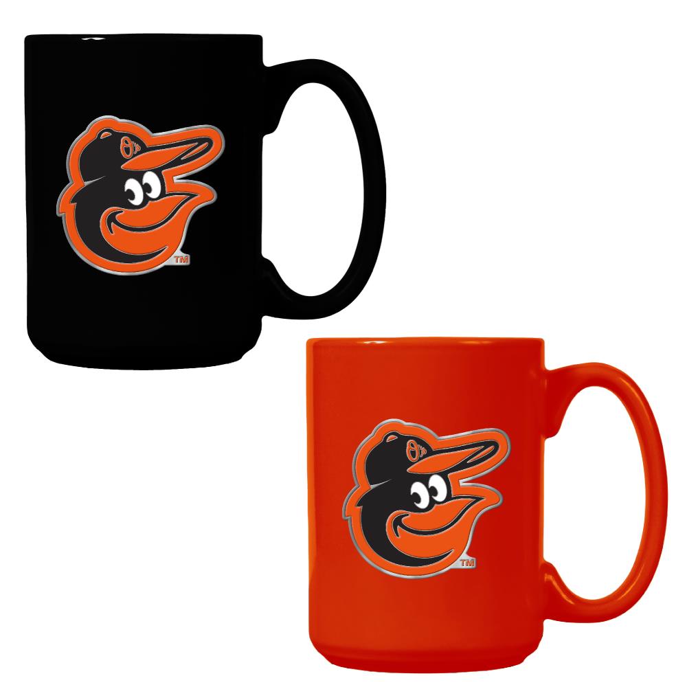 GREAT AMERICAN GMGMO2102-4 15-fl oz Ceramic Multi Colored Mug Set of: 2