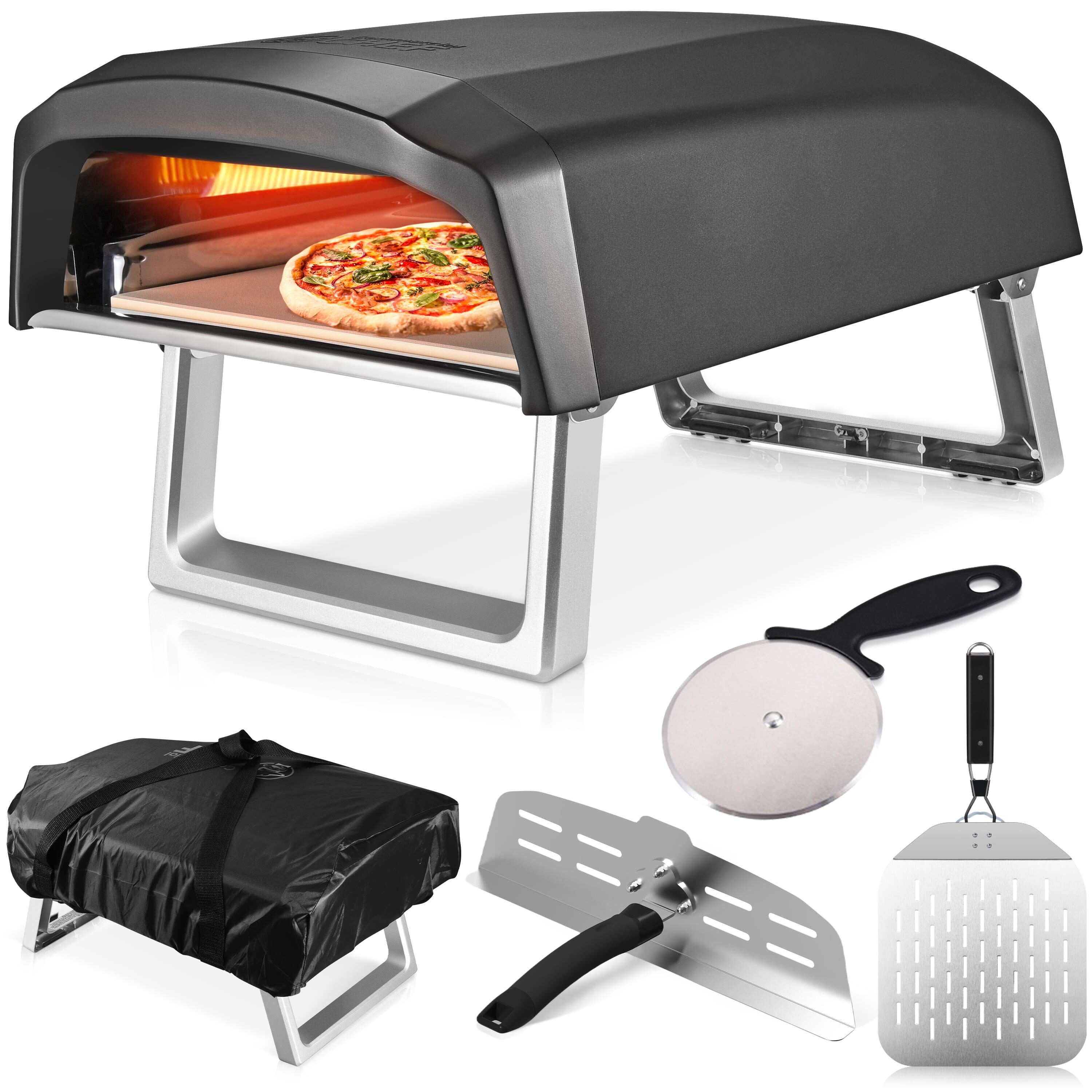 Ninja Woodfire 8-in-1 Outdoor BBQ Smoker Oven &Pizza Peel ,Grey