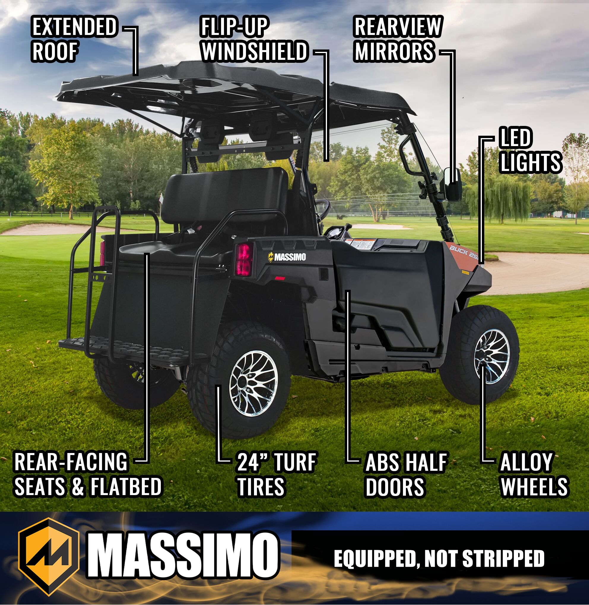 Massimo MM-BK250X-RD Motorized-Vehicles - View #5