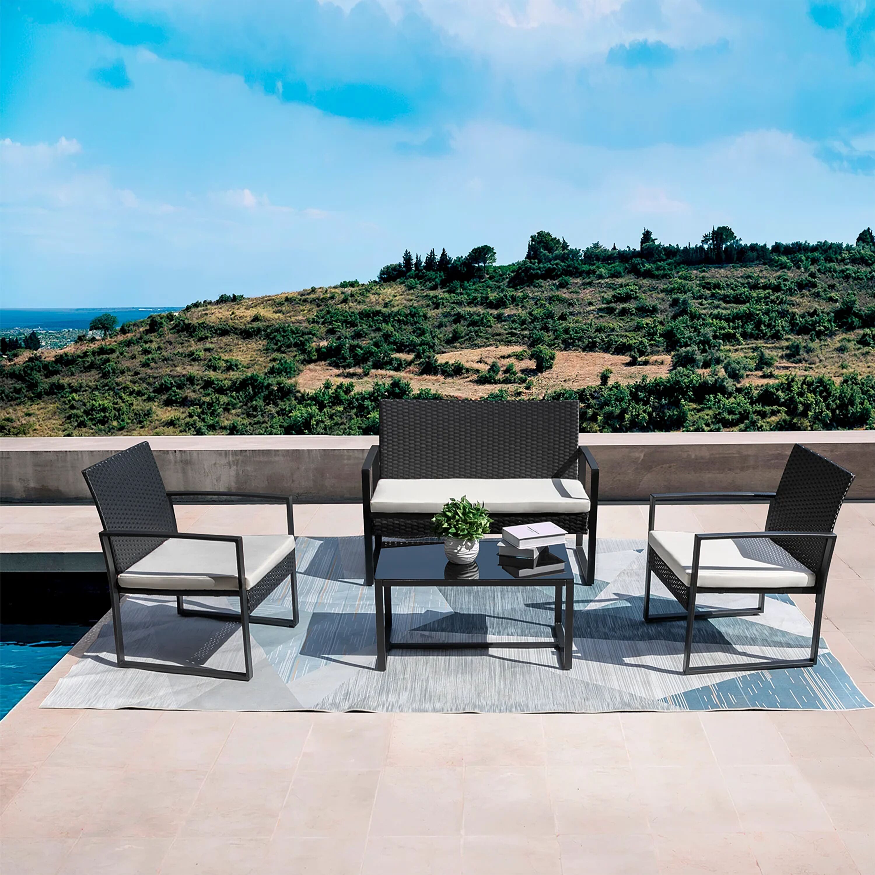 Vineego LS-LCRC814M20 Patio-Conversation-Sets - View #5