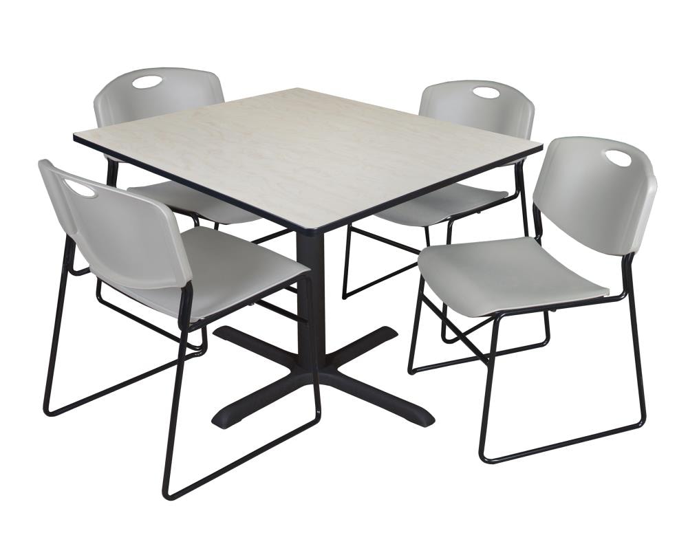 Regency TB4848PL44GY Breakroom Off-white 4-Person Training Table (48-in W x 29-in H)