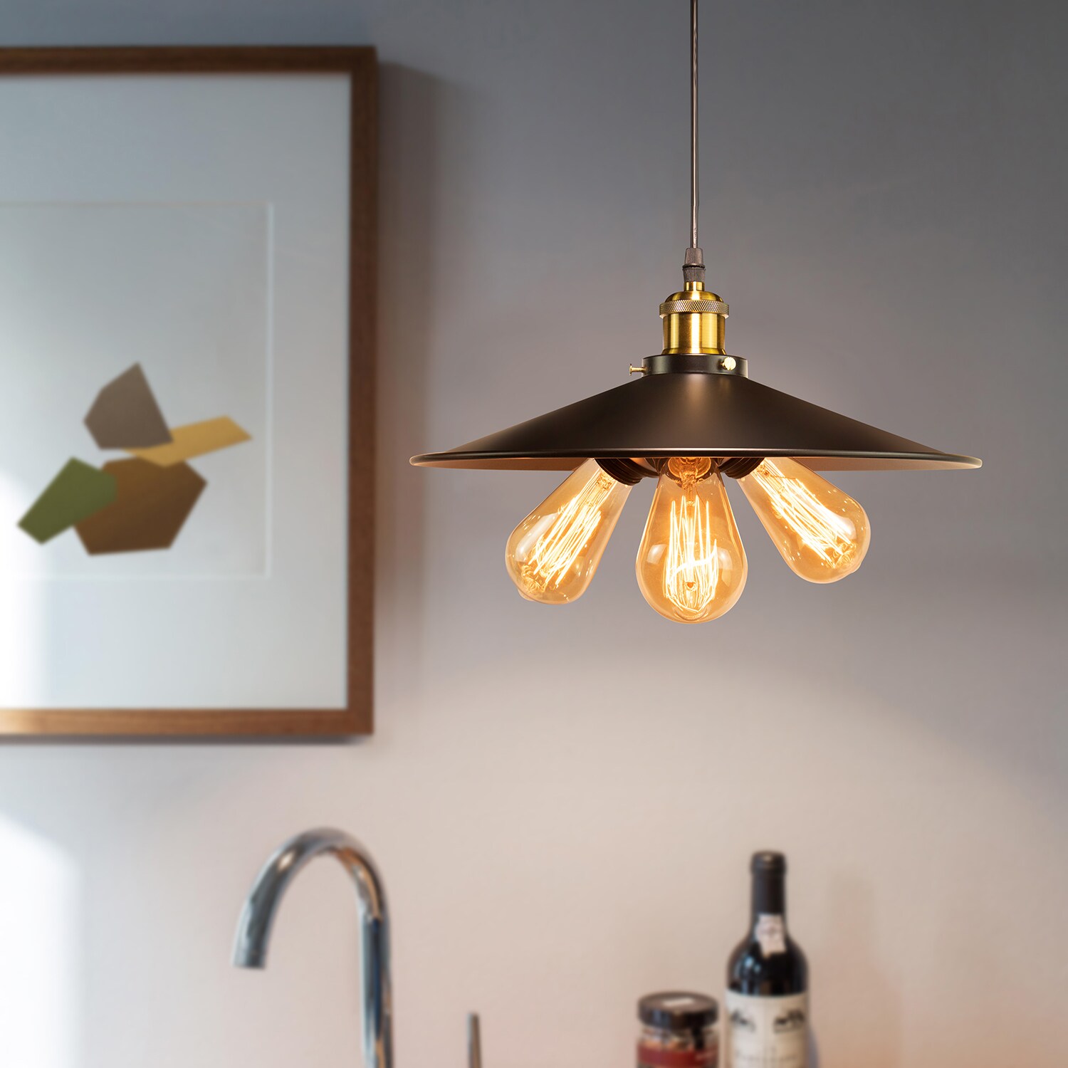 IPOINT IPT-8009-D15-3-BLK Pendant-Lights - View #6