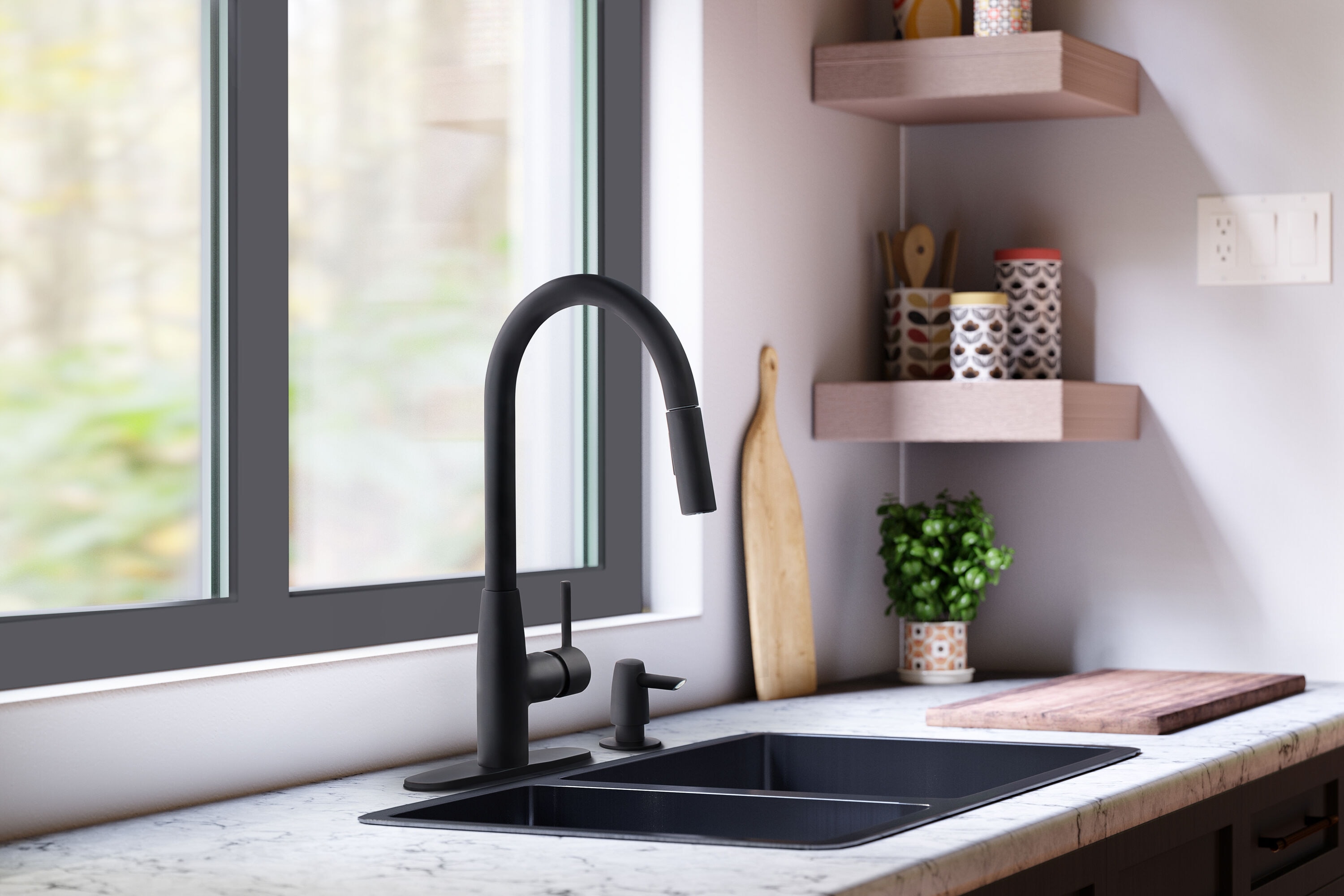 Project Source 21-K121HMB-PS Kitchen-Faucets - View #3