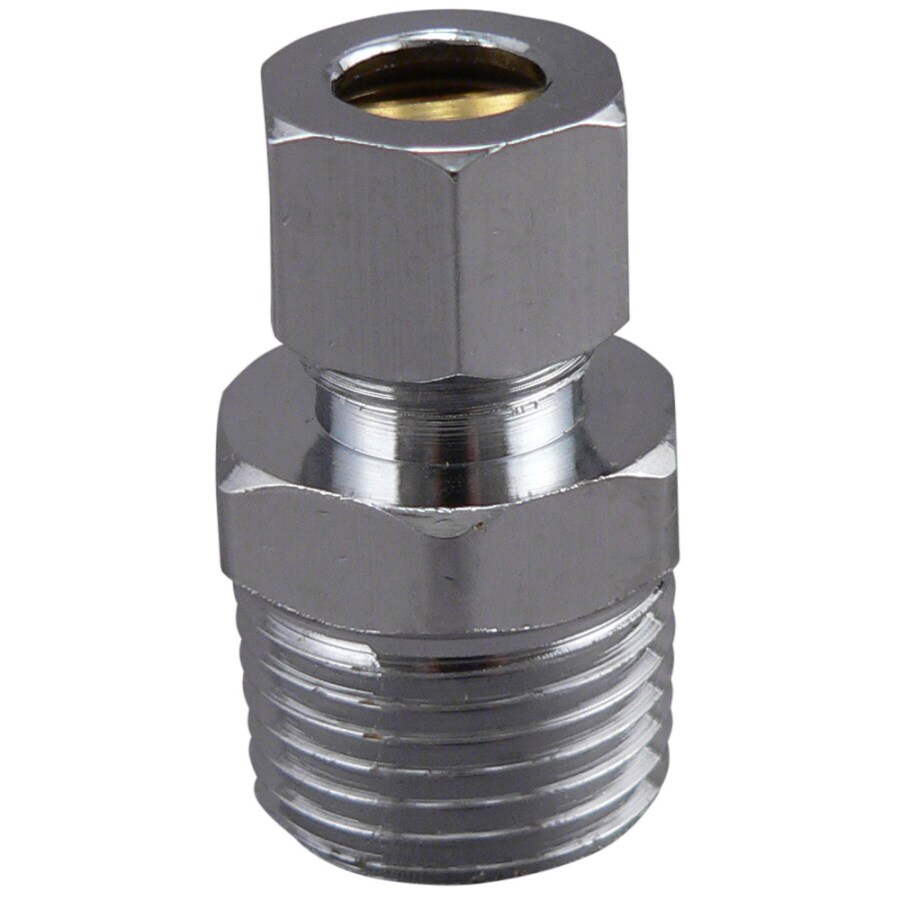 Keeney Mfg. Co. K20074LF 1/2-in x 3/8-in Compression x Mip Adapter Coupling Fitting