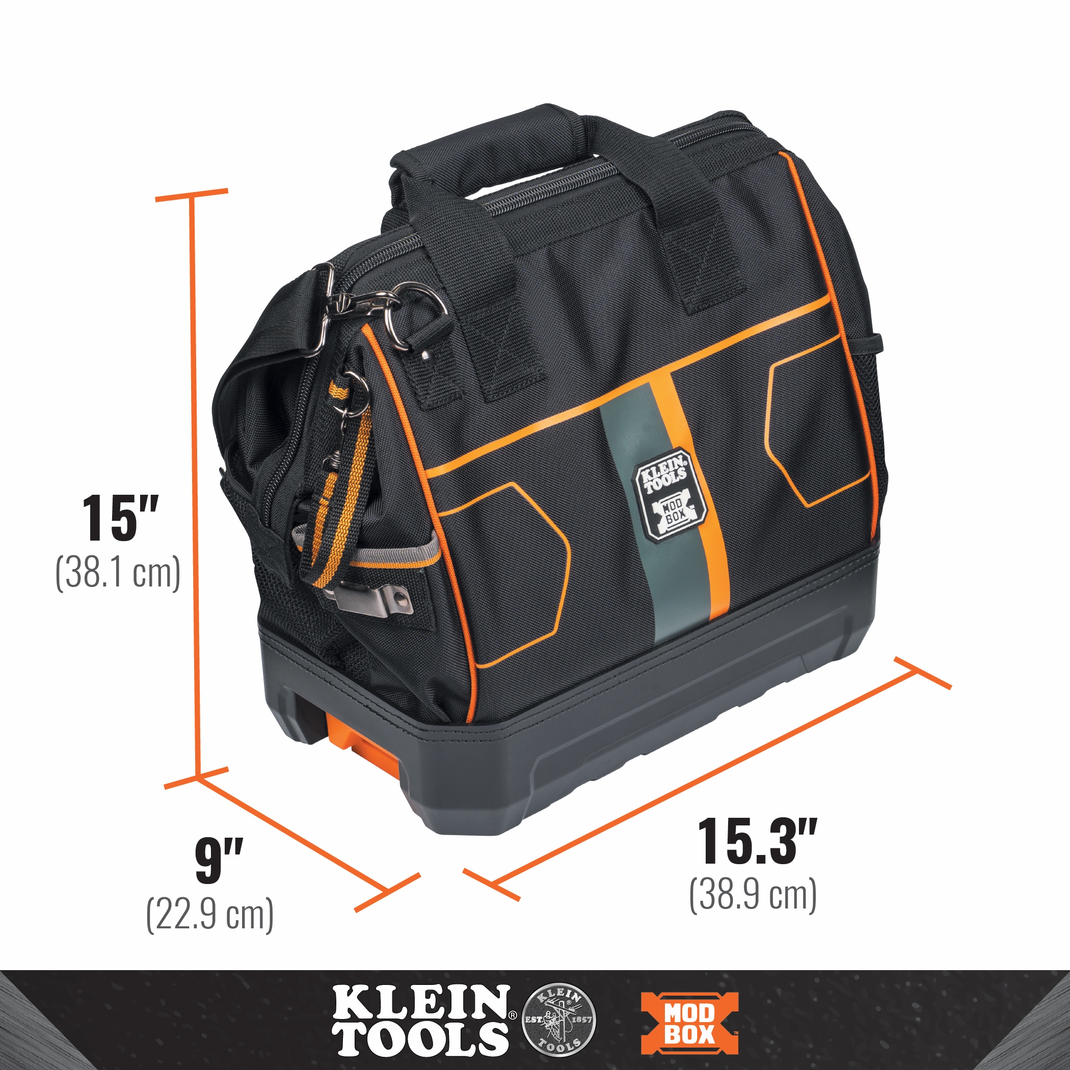 Klein Tools 15 in. Ballistic Nylon Tool Bag 5200-15 - The Home Depot