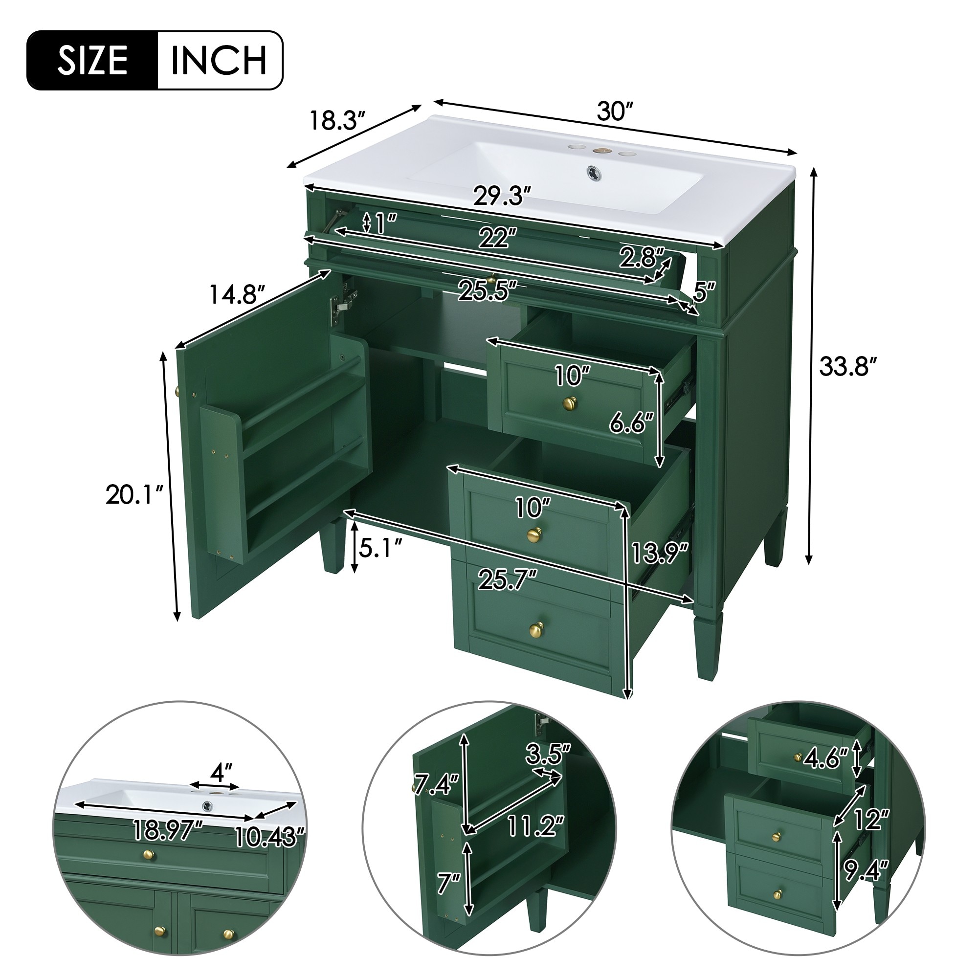 Dexmalle D710P250194F Bath-Vanity-Combo - View #4
