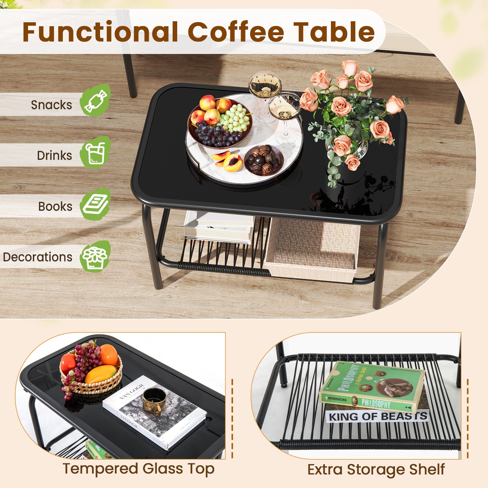 YERIVA P12179BEDH Patio-Conversation-Sets - View #6