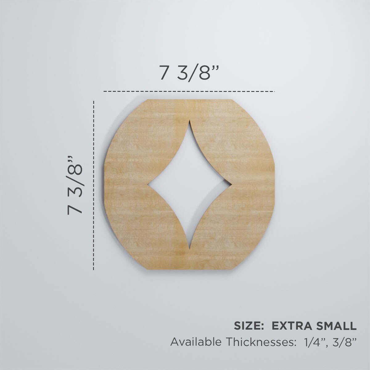 Ekena Millwork WALW08X08X0250GSHBI Wall-Panels - View #3