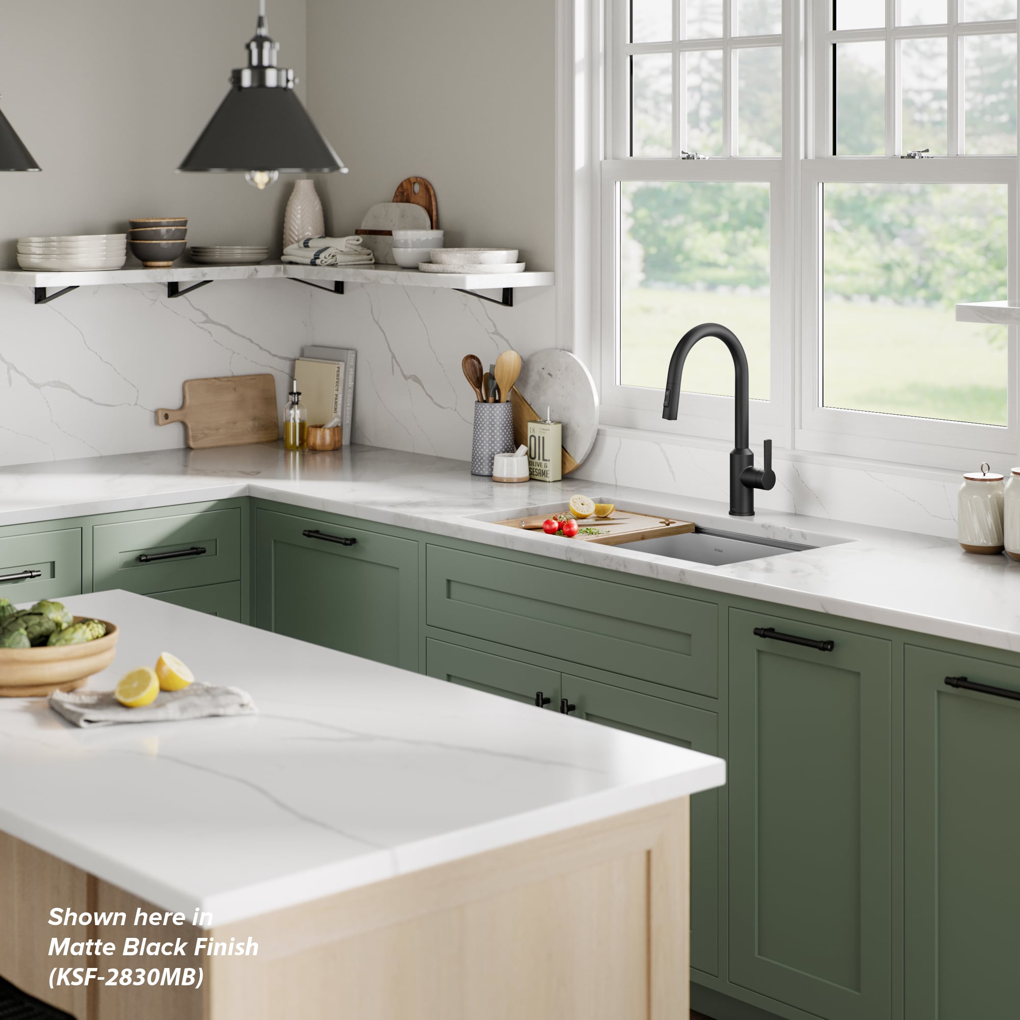 Kraus KSF-2830BB Kitchen-Faucets - View #17