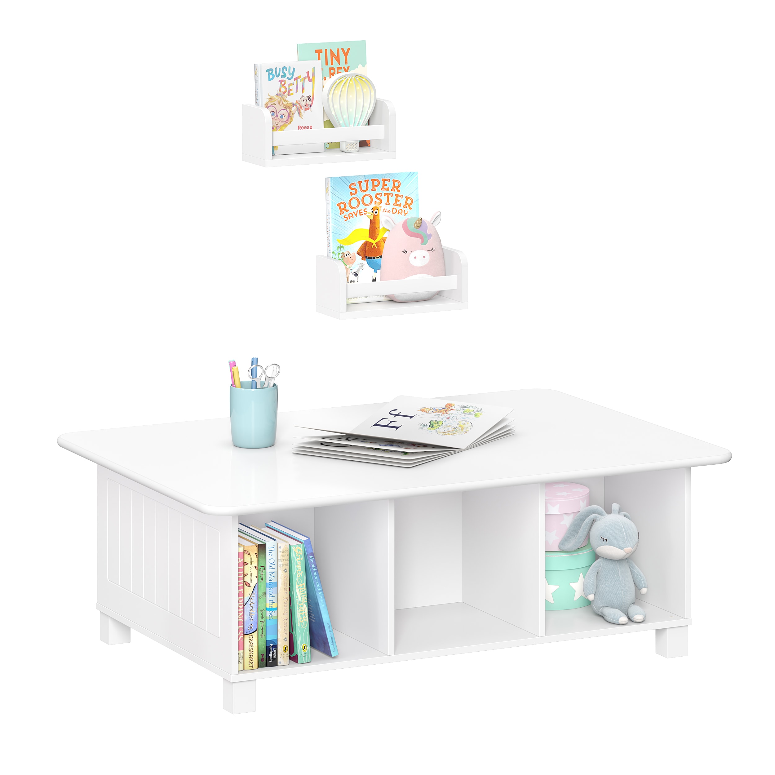 Kids white play discount table