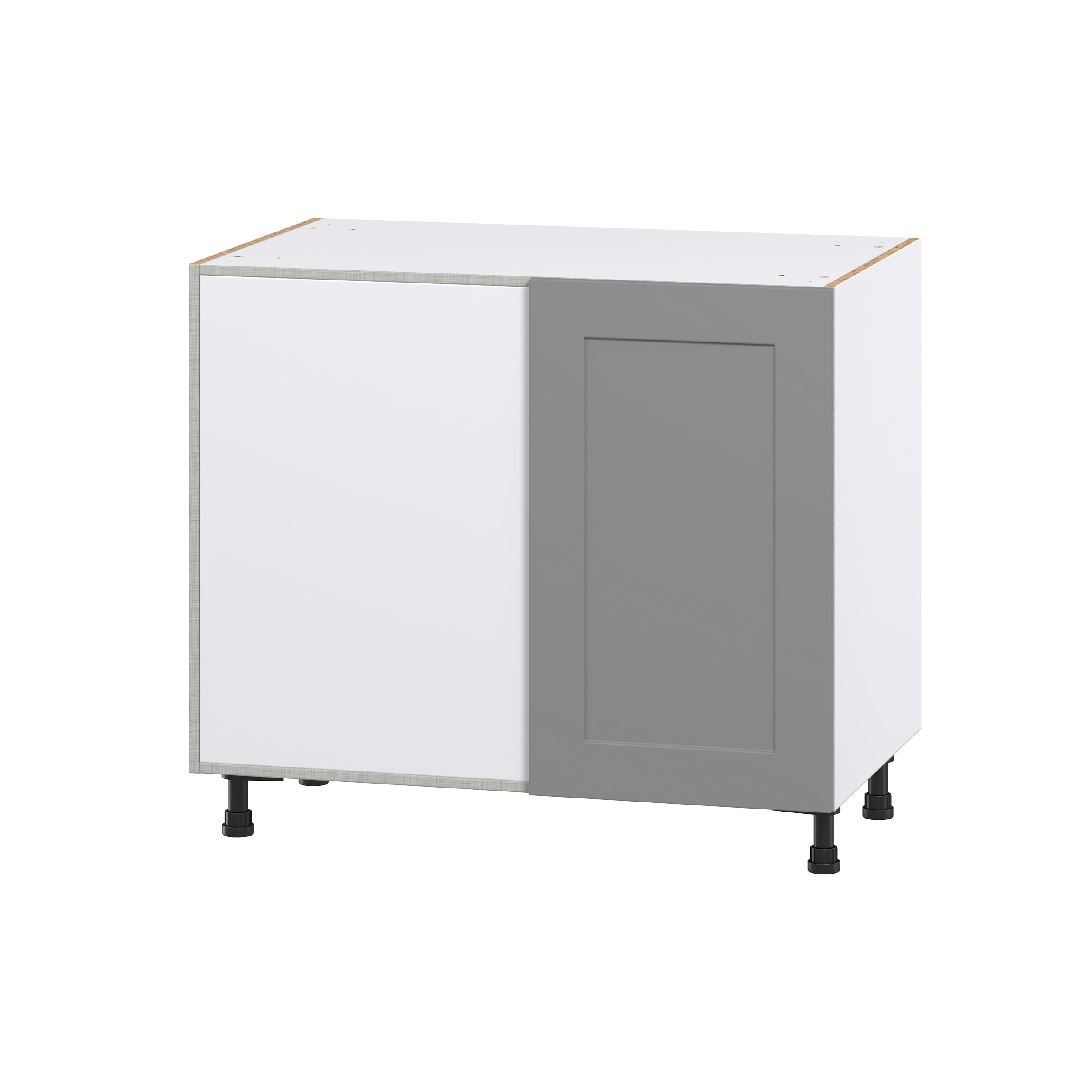Hugo&Borg DSBBCL39MC-BM Beaumont 39-in W x 34.5-in H x 24-in D Slate Gray Blind Blind Base Fully assembled Cabinet (Recessed Panel Shaker)