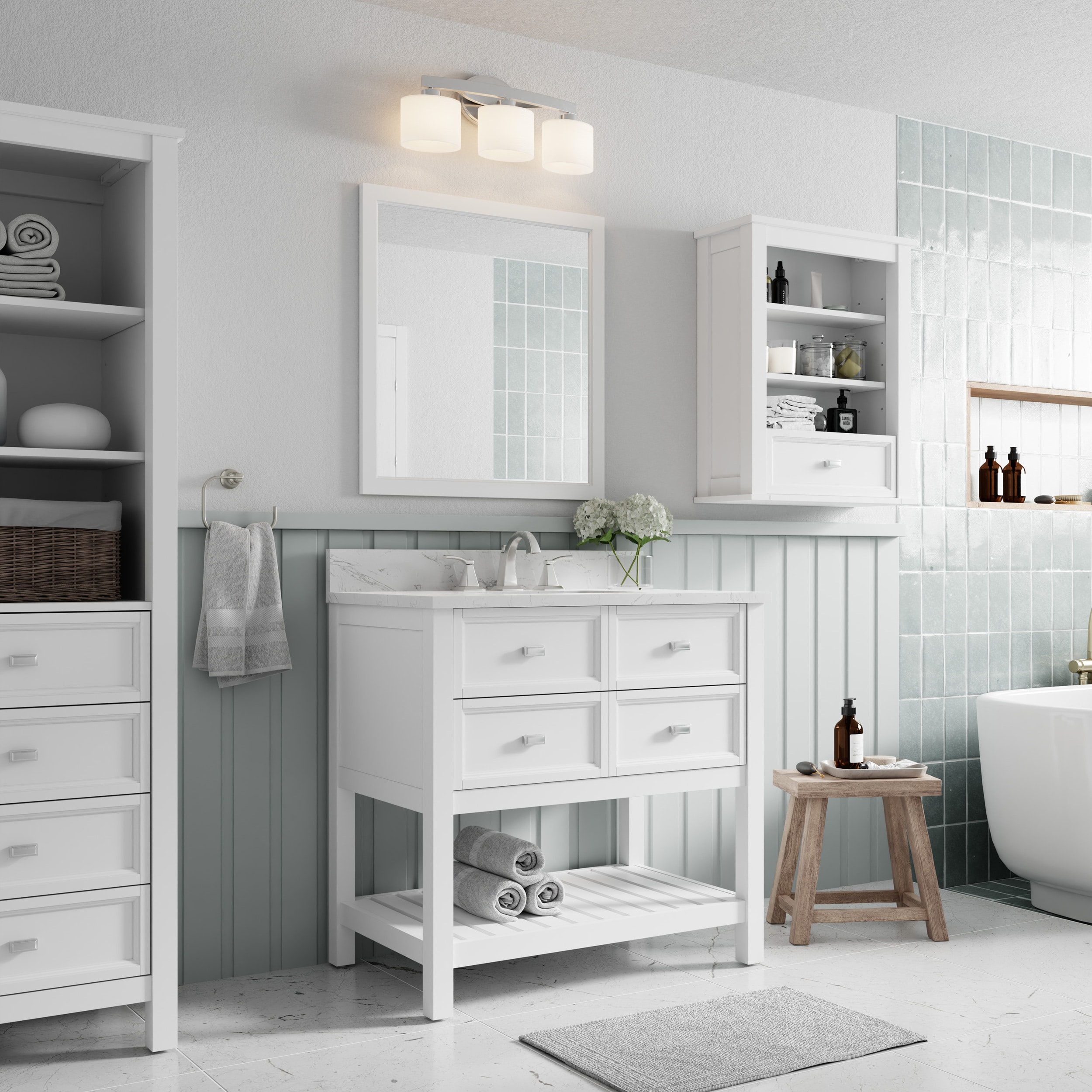 allen + roth 1227VA-36-201 Bath-Vanity-Combo - View #9