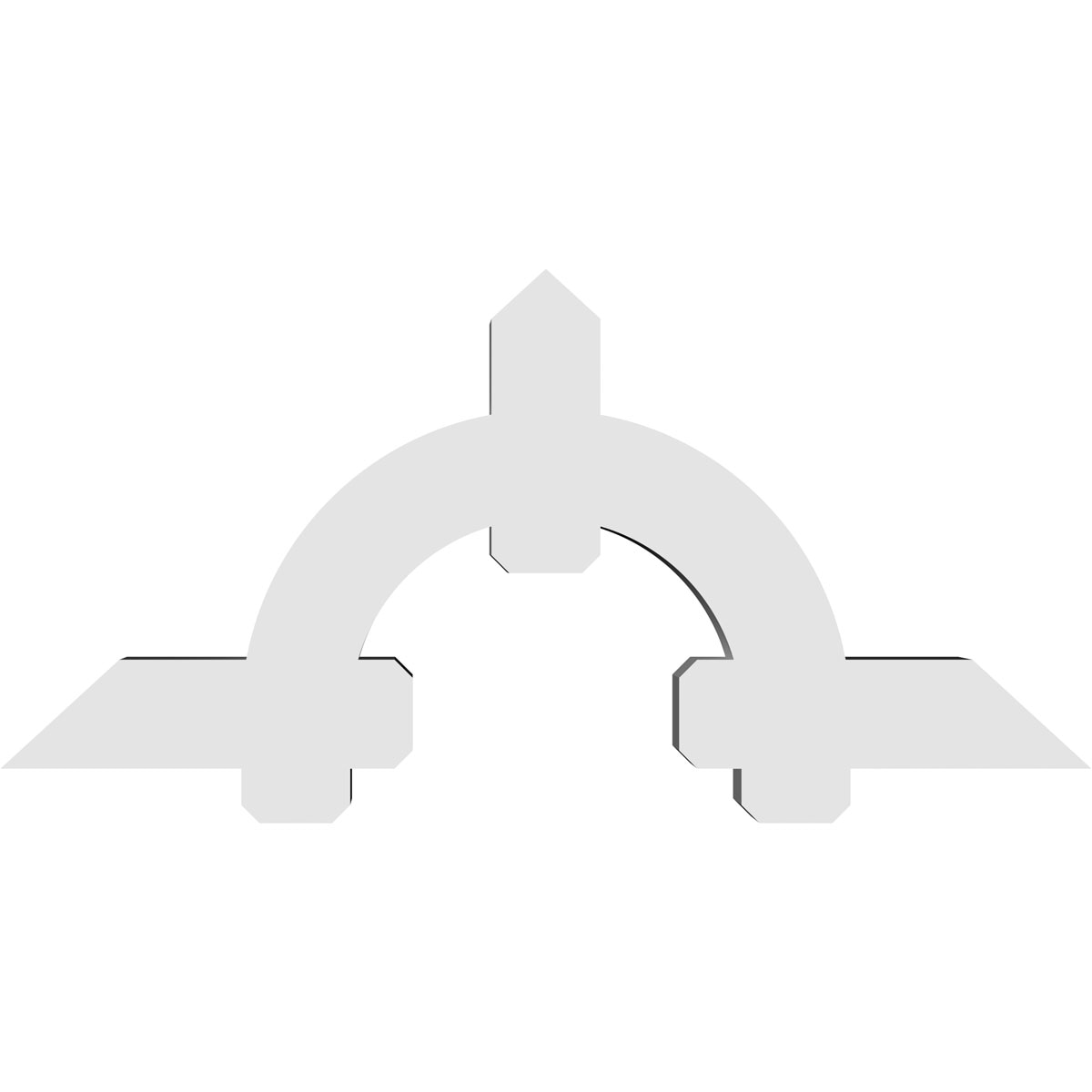 Ekena Millwork GBP060X28X0606ERI00 Exterior-Brackets-Braces - View #4