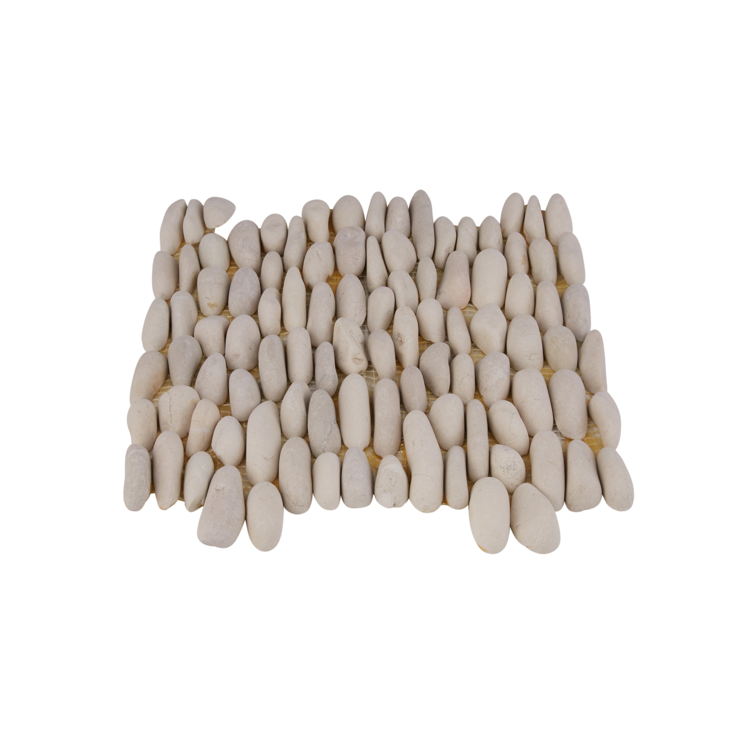 Rain Forest PT-SKWTE White 12-in x 12-in Natural Stone Look Linear Mosaic Wall Tile (5-sq. ft/ Carton)