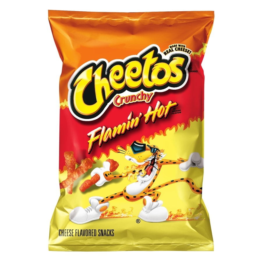 Cheetos CRUNCHY FLAMIN HOT XVL 3.25OZ 28CT-14360 - Flamin' Hot Cheese  Puffs, Snacks & Candy at