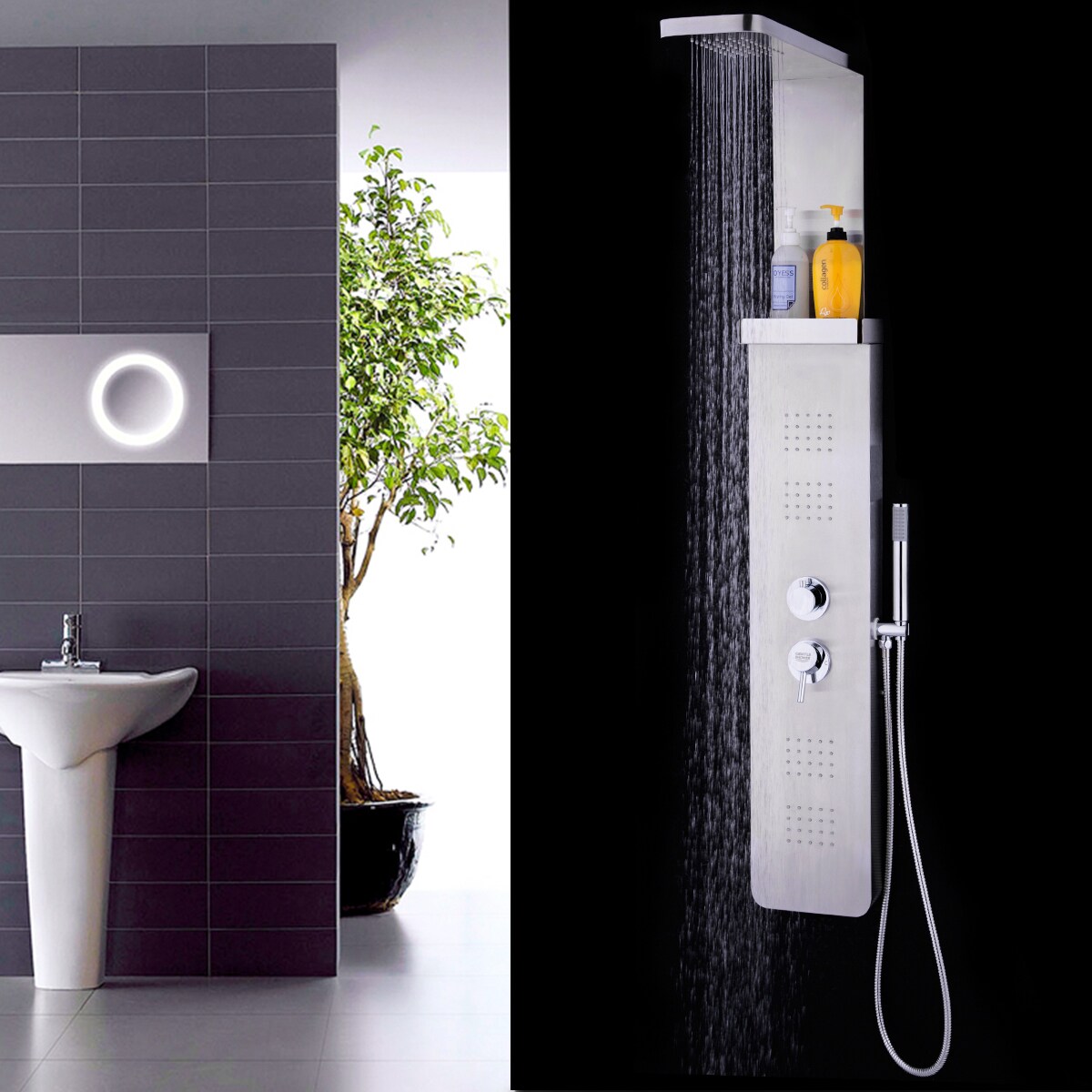 Slickblue D-CO-0127AB Showerhead-Bar-Panels - View #6