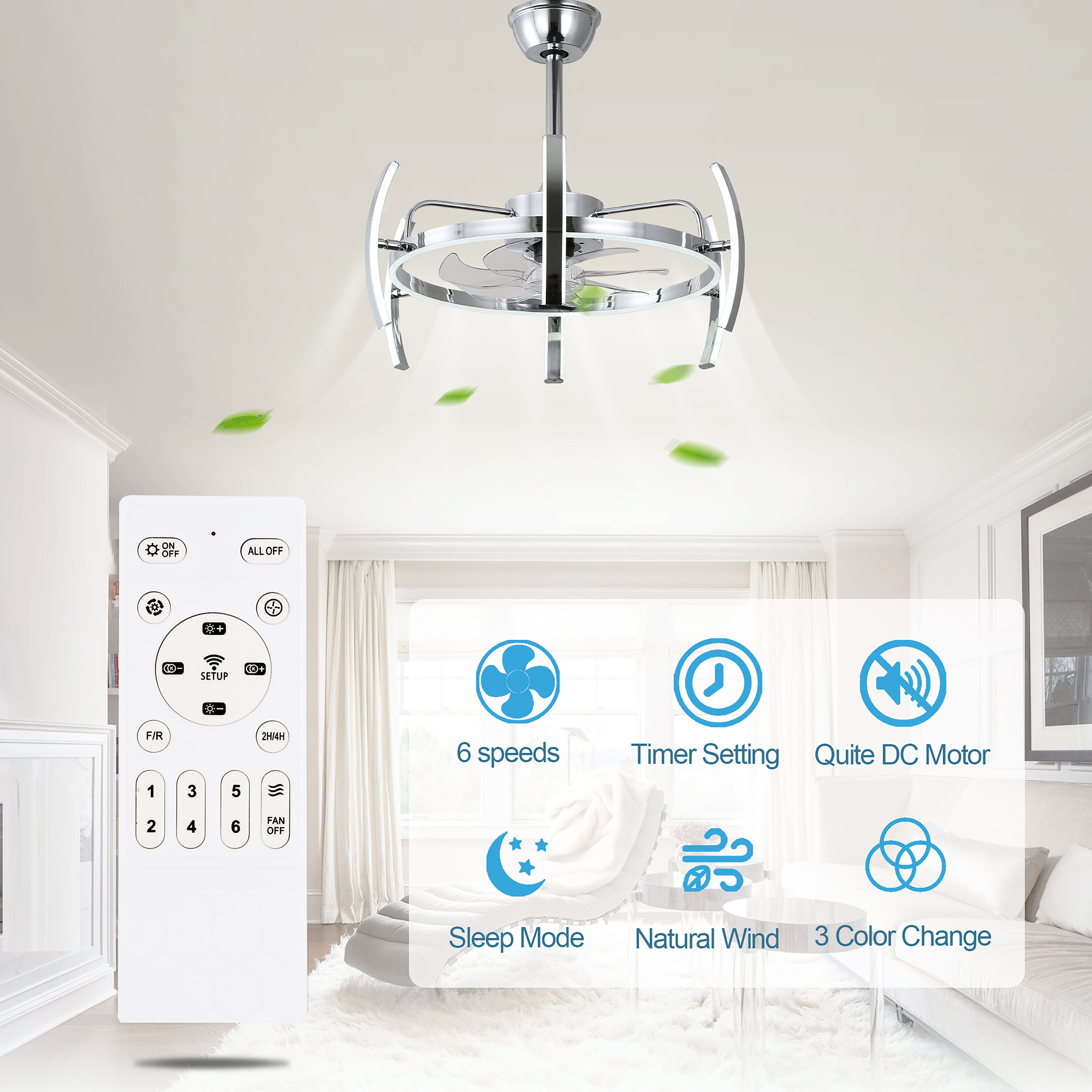 Oaks Decor DC2405-C Ceiling-Fans - View #11