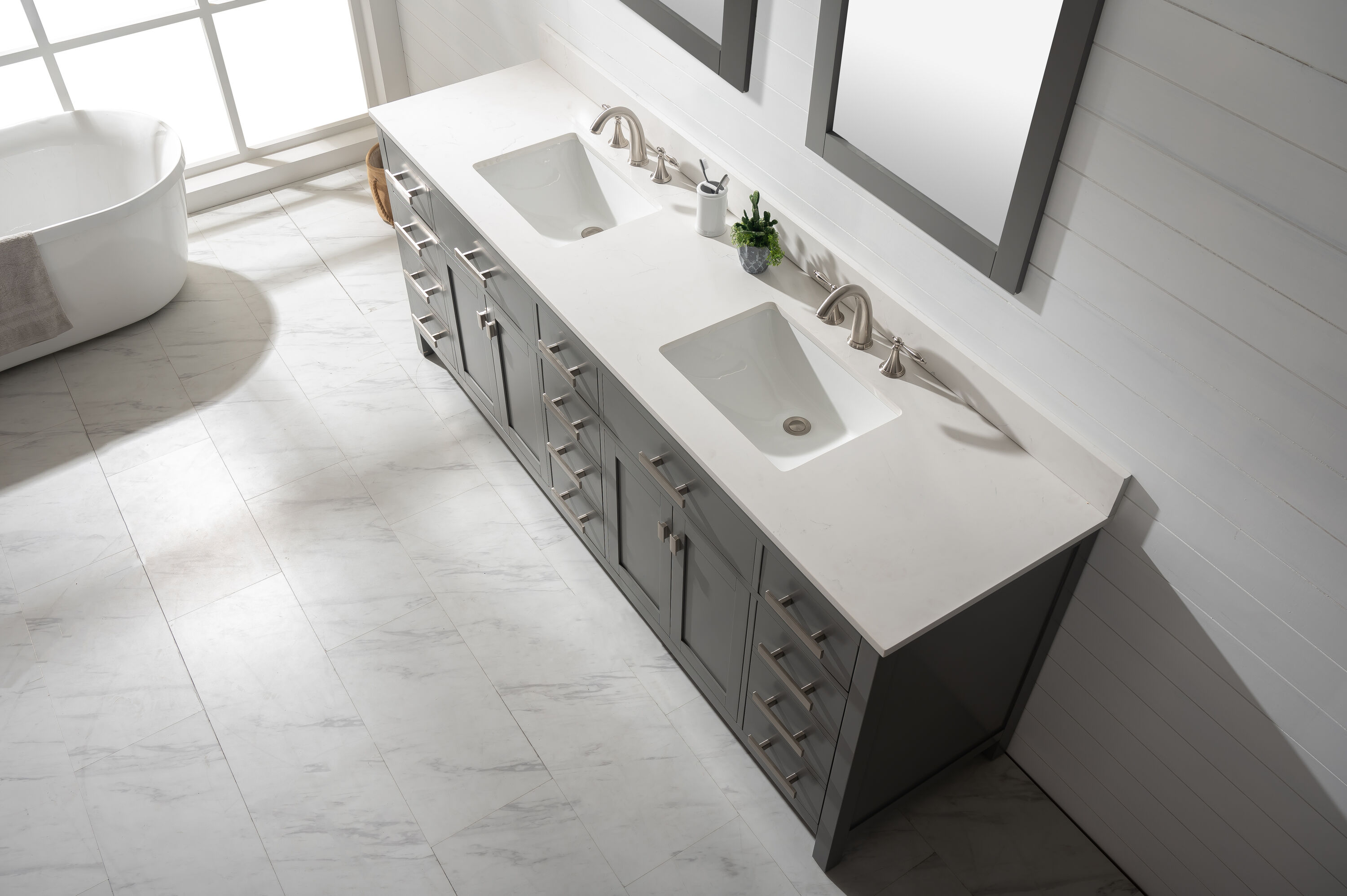 Design Element V01-84-GY Bath-Vanity-Combo - View #4