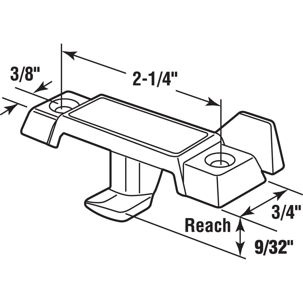 Prime-Line F 2756 Horizontal-Sliding-Window-Sash-Locks - View #2