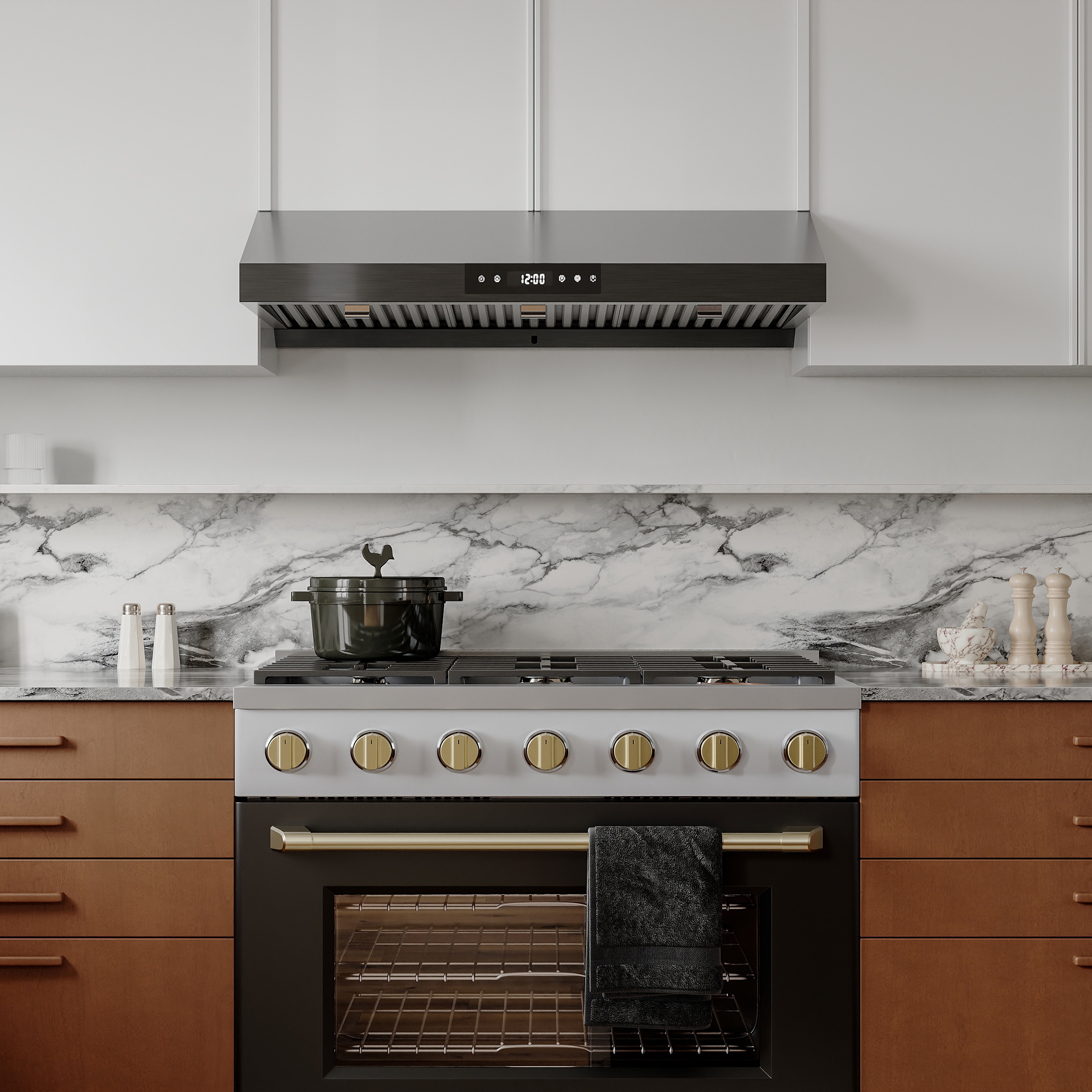Hauslane UC-PS18BSS-36 Undercabinet-Range-Hoods - View #3