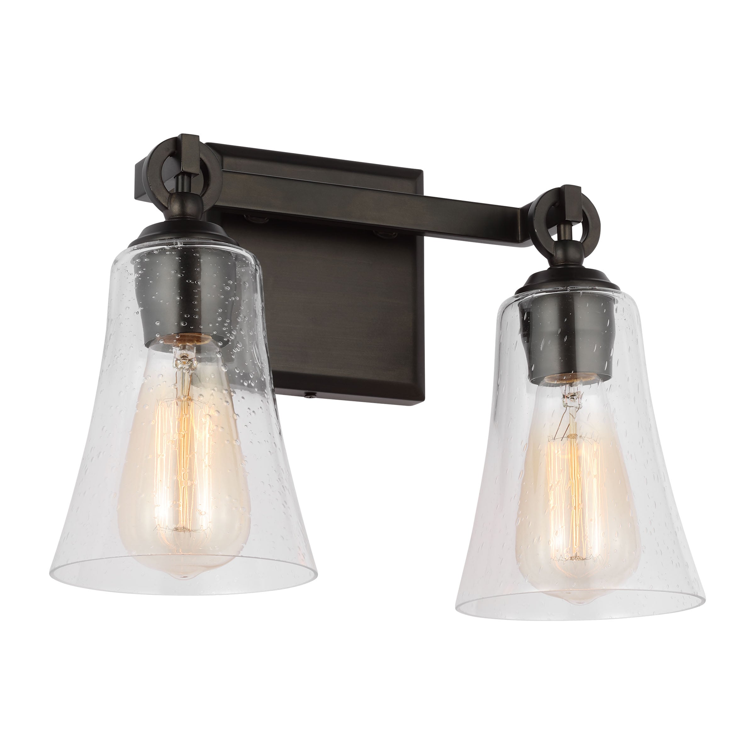Generation Lighting VS24702AI Monterro 13.5-in 2 -Light Gray Transitional Vanity light