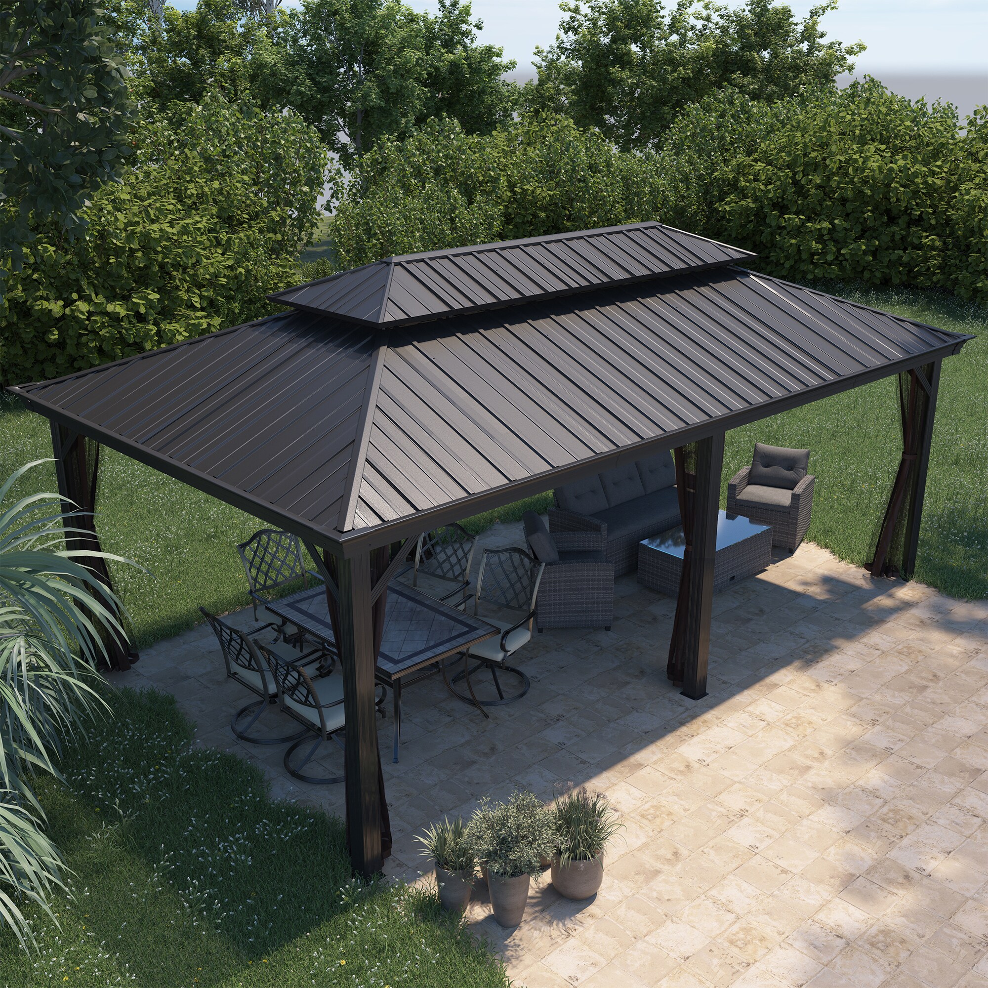 Mondawe MOA016-6 Wood-Resin-Gazebos - View #10
