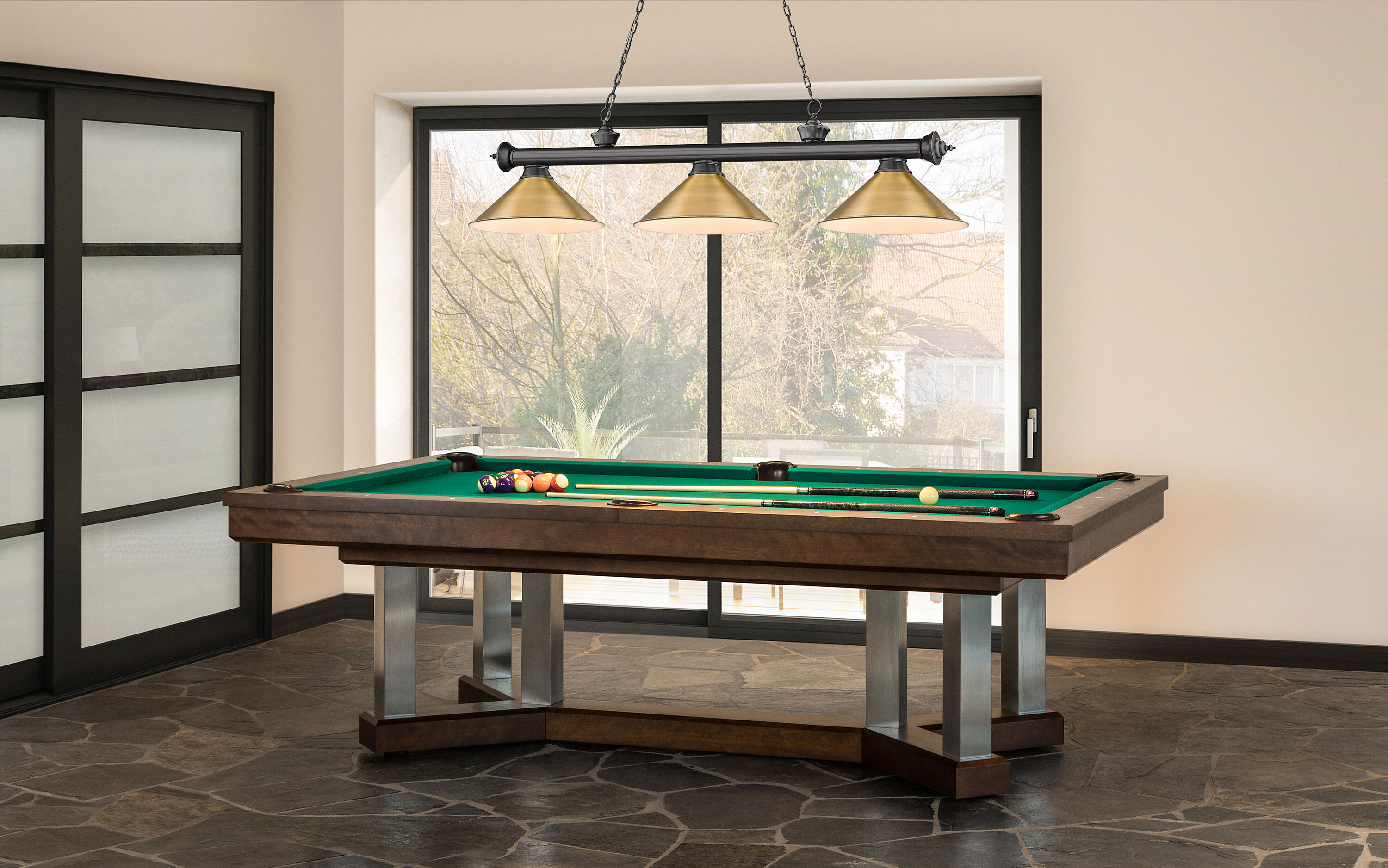 Z-Lite 2306-3BP-RB15 Pool-Table-Lighting - View #6