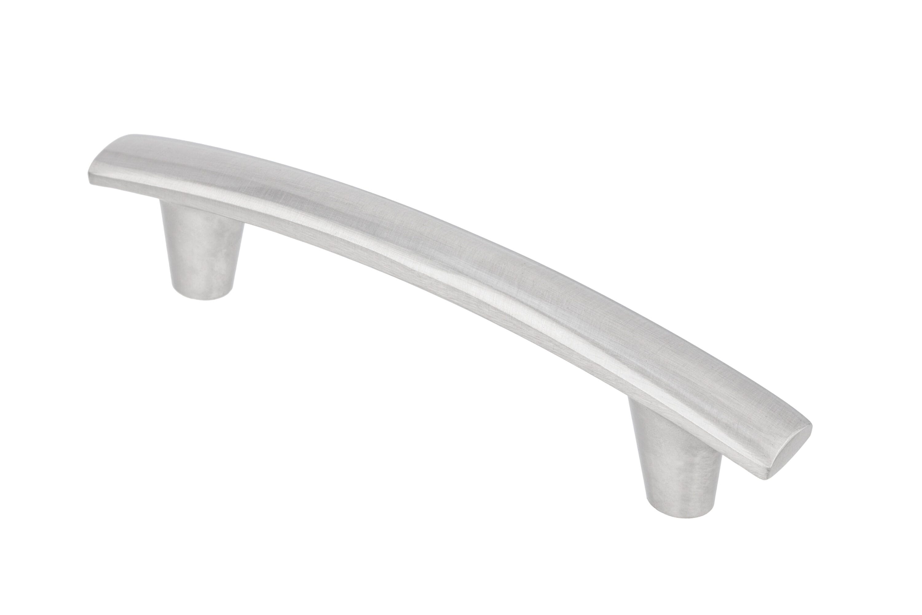 Kingsman Hardware 8163-5-50 Arch round bar series 3-3/4-in , 96mm Center to Center Brushed nickel Arch Bar 20 -Pack