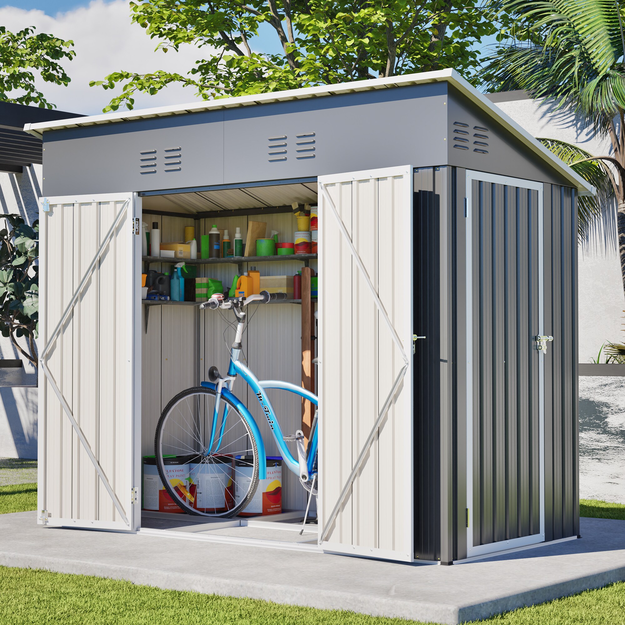 Huluwat P1-05S00130 Metal-Storage-Buildings-Sheds - View #18