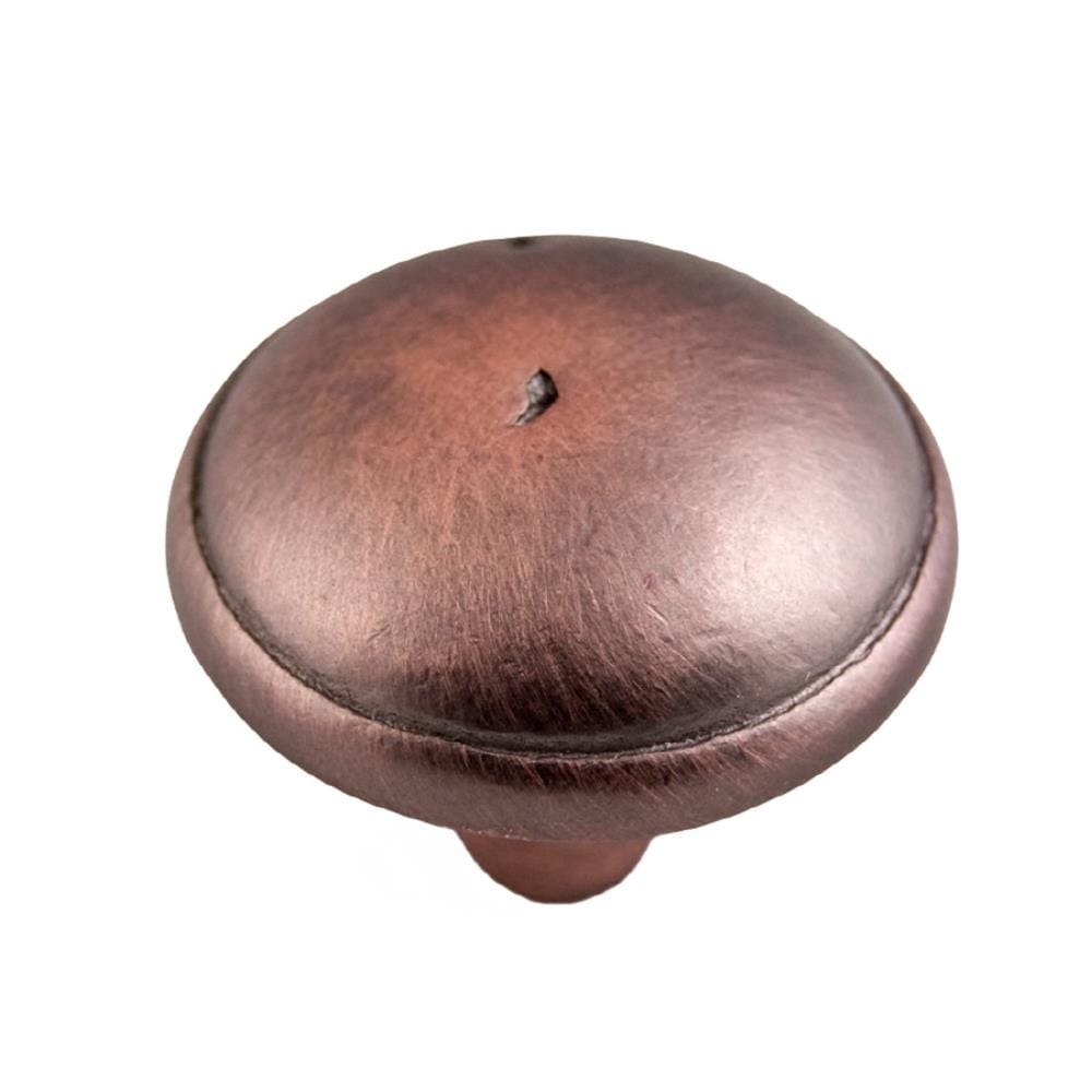 RK International CK 711-DC Distressed Copper Round Traditional Cabinet Knob