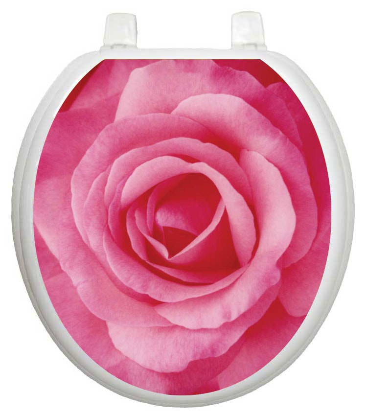 Floral Toilet Lid Decals at