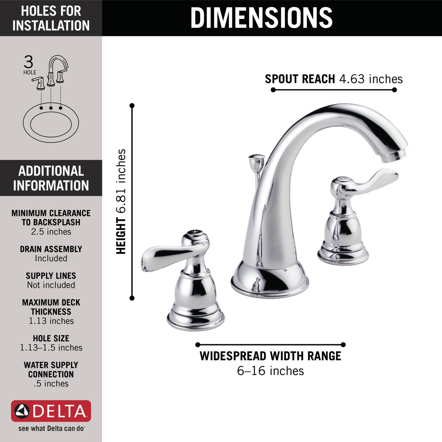 Delta 35996LF-ECO Lavatory-Faucets - View #3