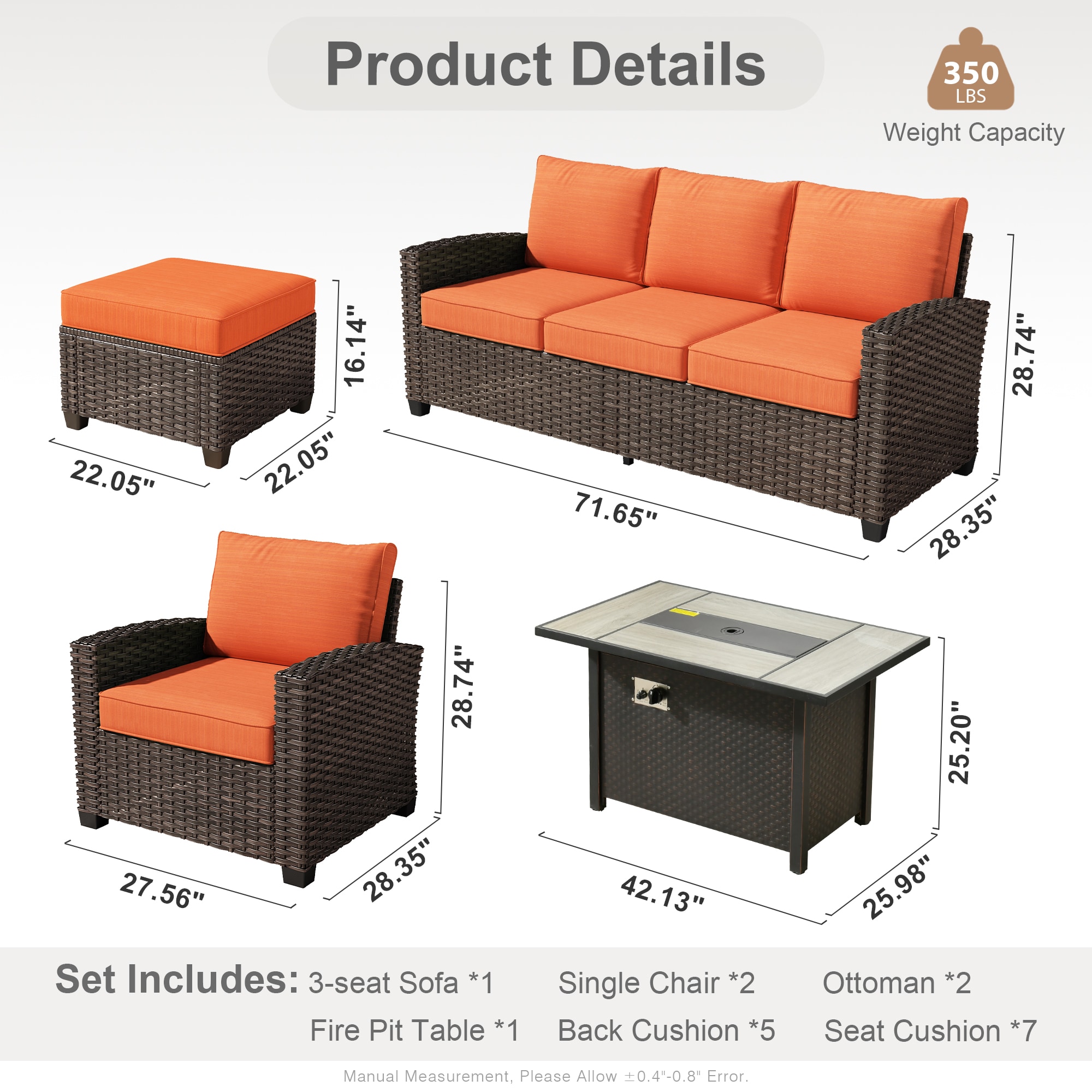 Caodoc L5-GY-PRS801-1 Patio-Sofas-Daybeds - View #8