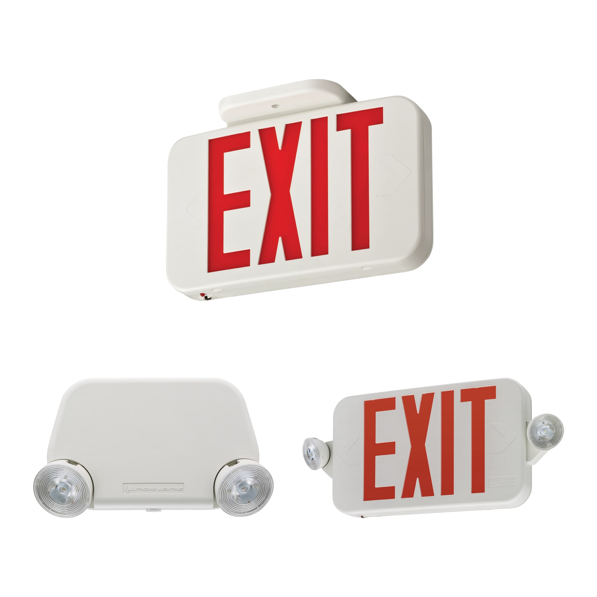 Shop Lithonia Lighting Small Round EXRG Exit & Emergency Bundle at