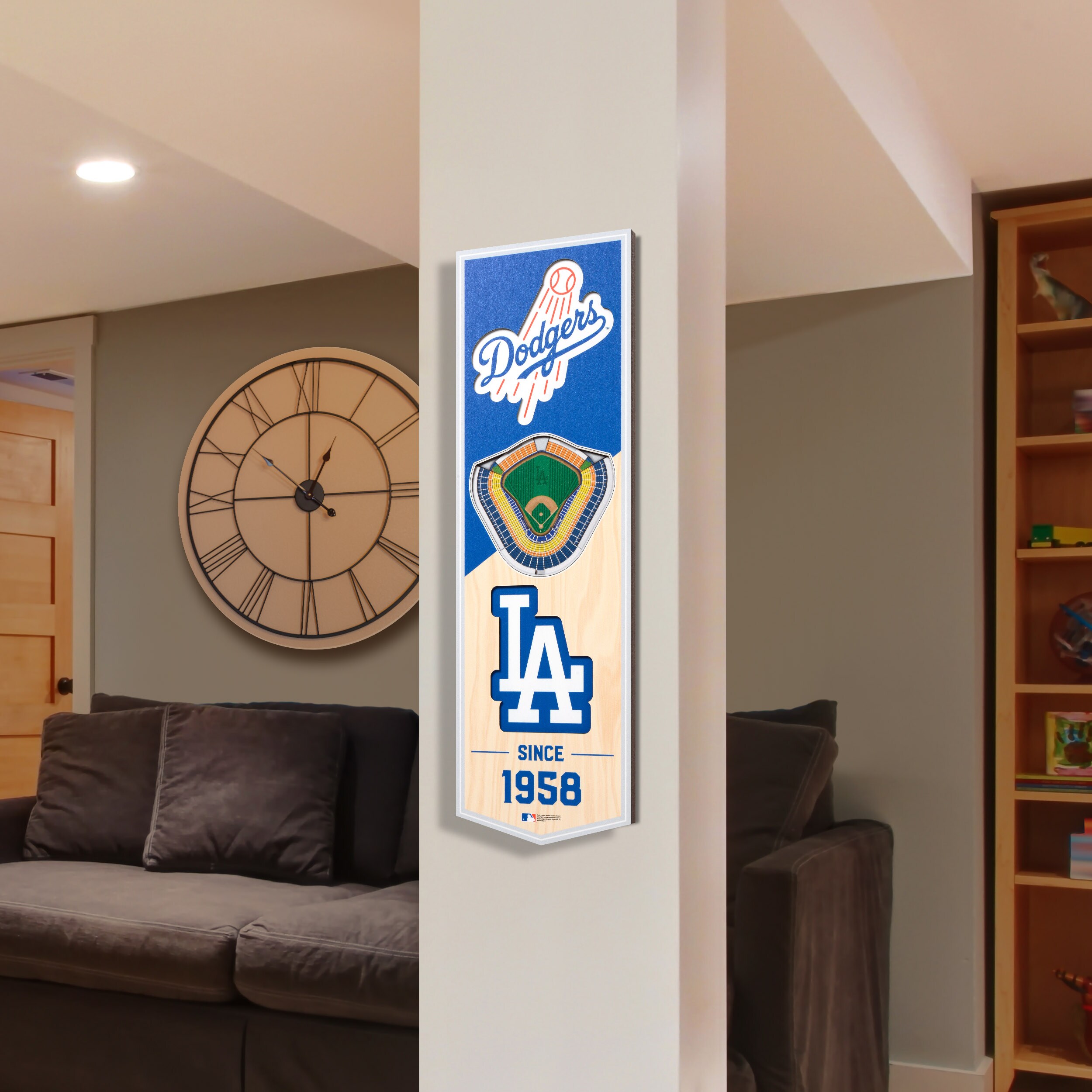 Los Angeles Dodgers Fabric, Wallpaper and Home Decor