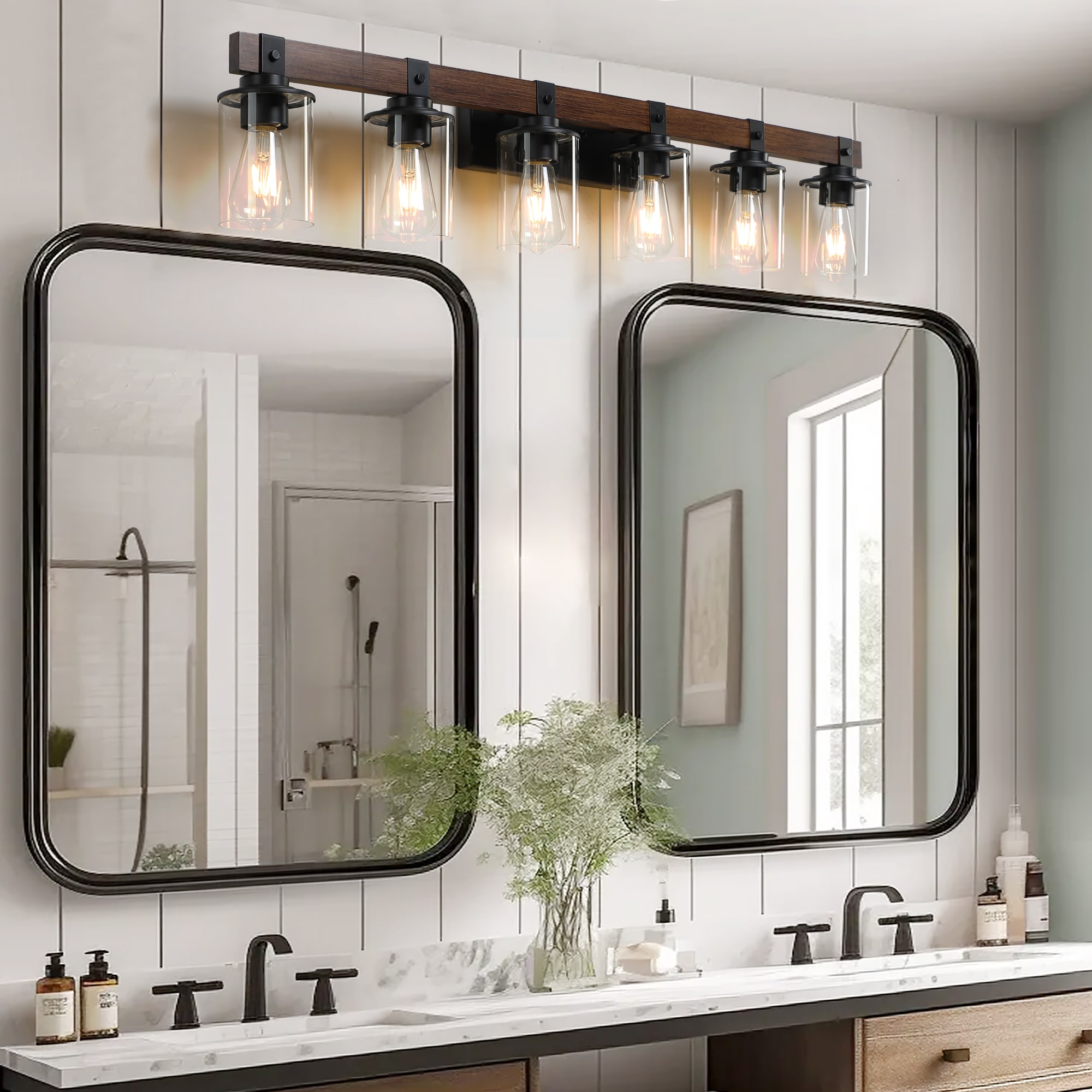 AAZJ LG-P155974 Wall Sconce 8.3-in W 1 -Light Multiple finishes Multiple colors Farmhouse Wall Sconce