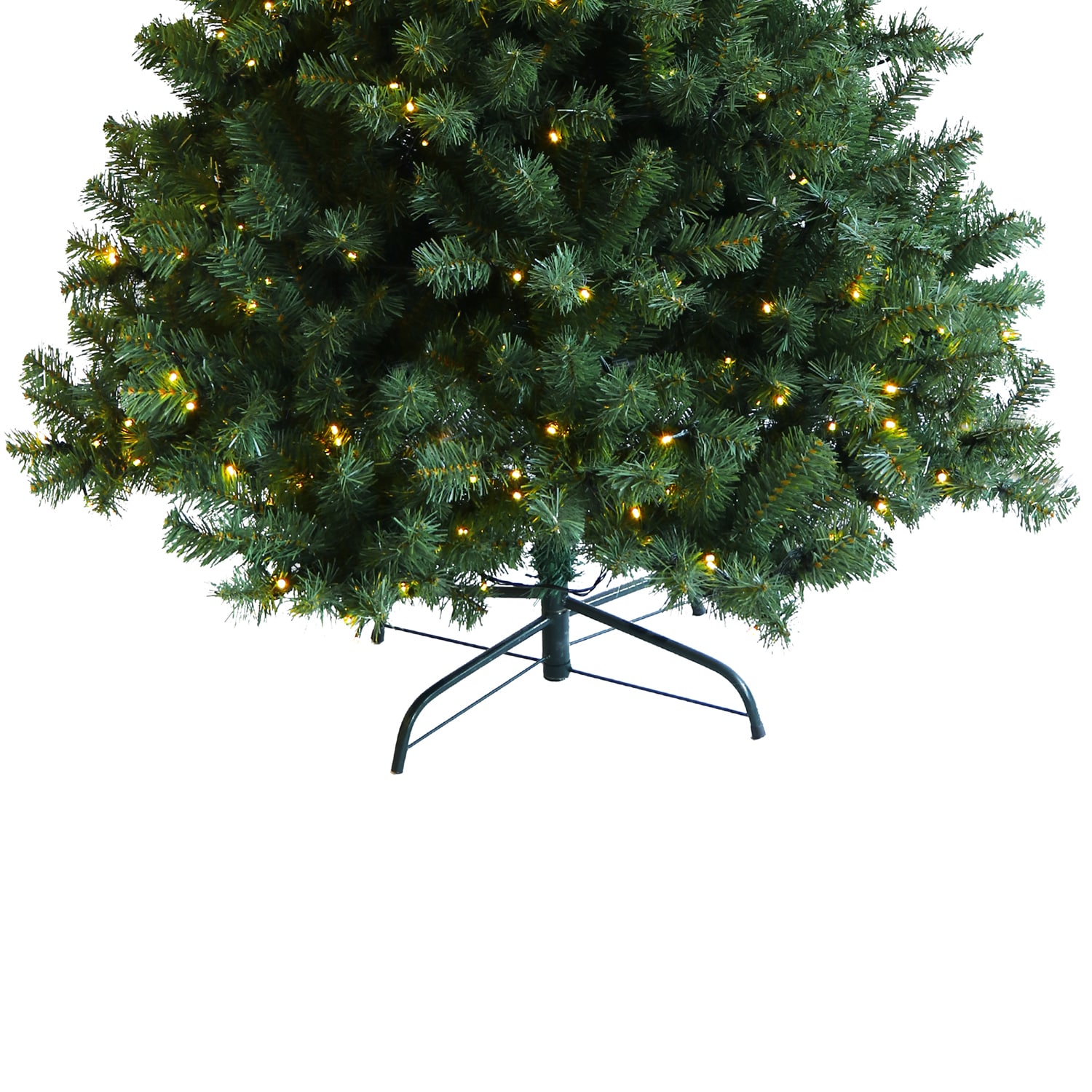 Bybafun 6-ft Pre-lit Artificial Christmas Tree With LED Lights In The ...