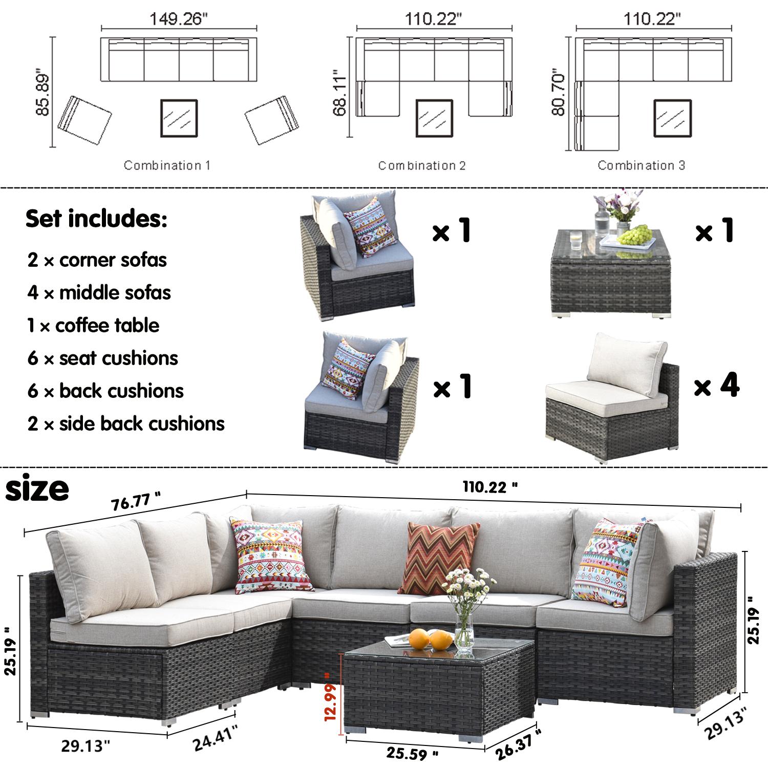 Ovios HP607 Patio-Sofas-Daybeds - View #8