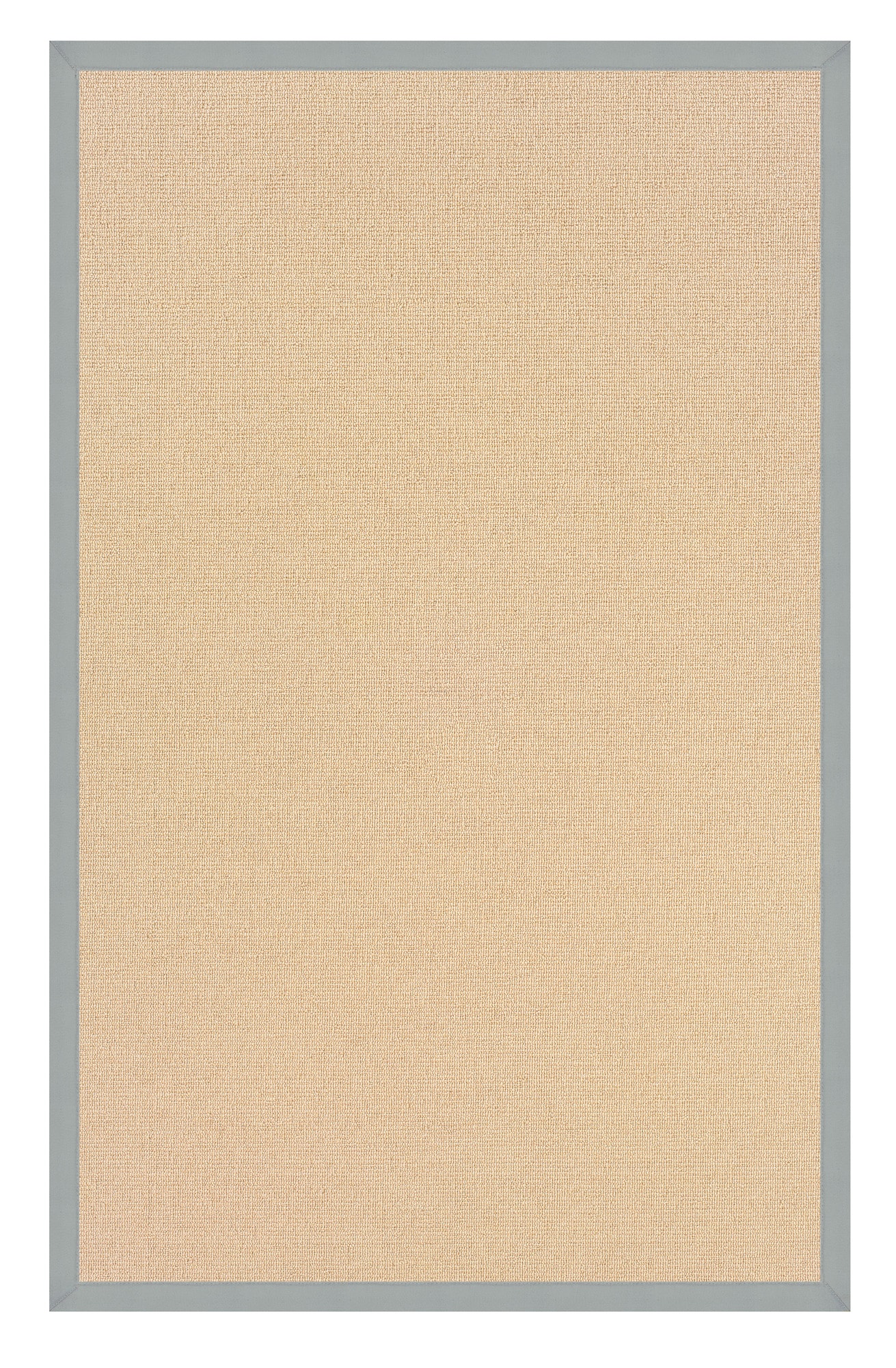 Linon RUG-AT010923 Athena 2 X 3 (ft) Wool Natural/Blue Wool Indoor Border Area Rug