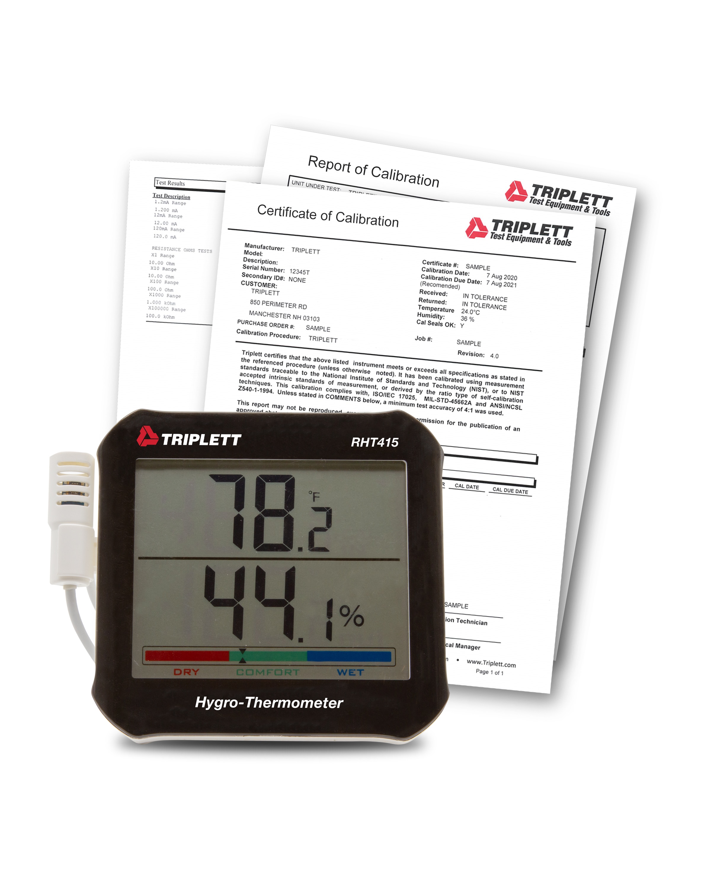 TRIPLETT LCD Specialty Meter - Infrared, Type K, and Air Temperature Tester  (Battery Included) in the Specialty Meters department at