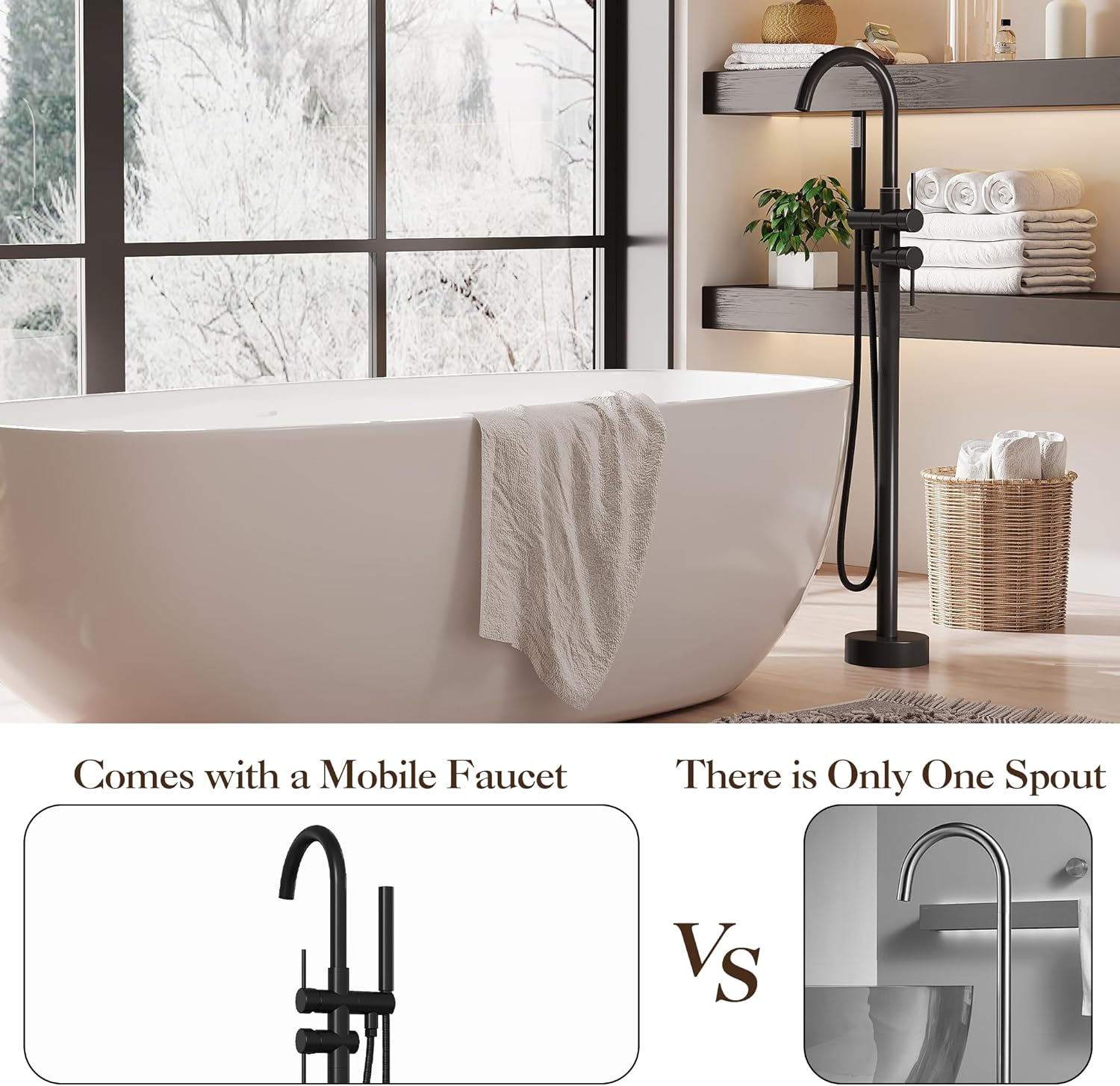 Garvee DHZ-PHO-147C56ON Roman-Tub-Faucets - View #7