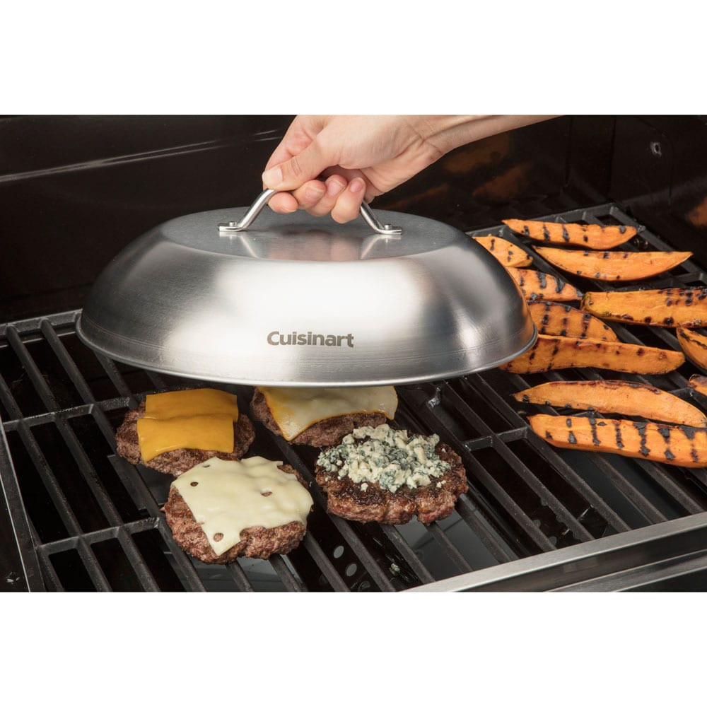 Cuisinart Large Melting Dome for Griddle or Grill Stainless Steel Accessory  Kit in the Grilling Tools & Utensils department at